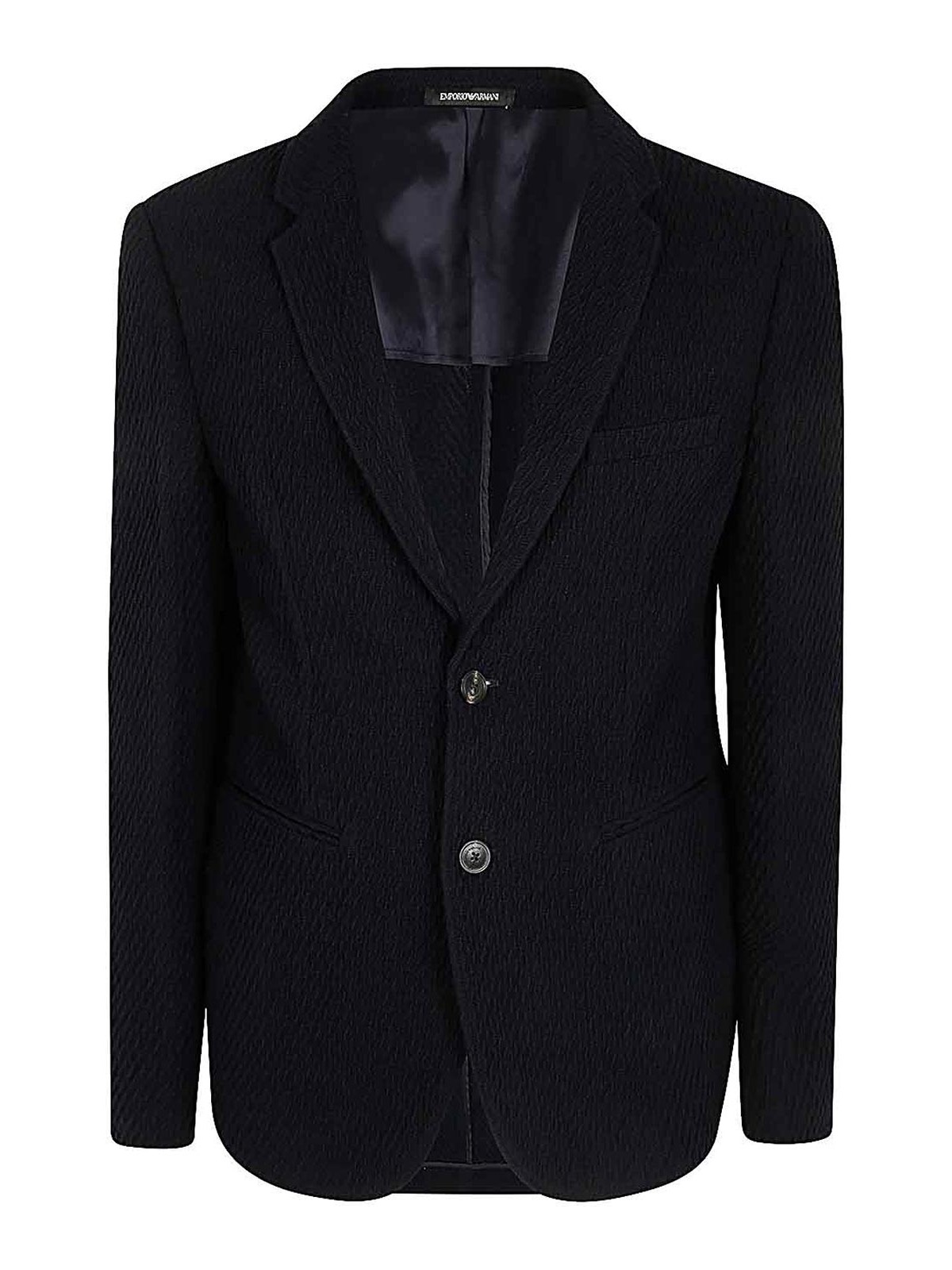 Shop Emporio Armani Blazer In Blue