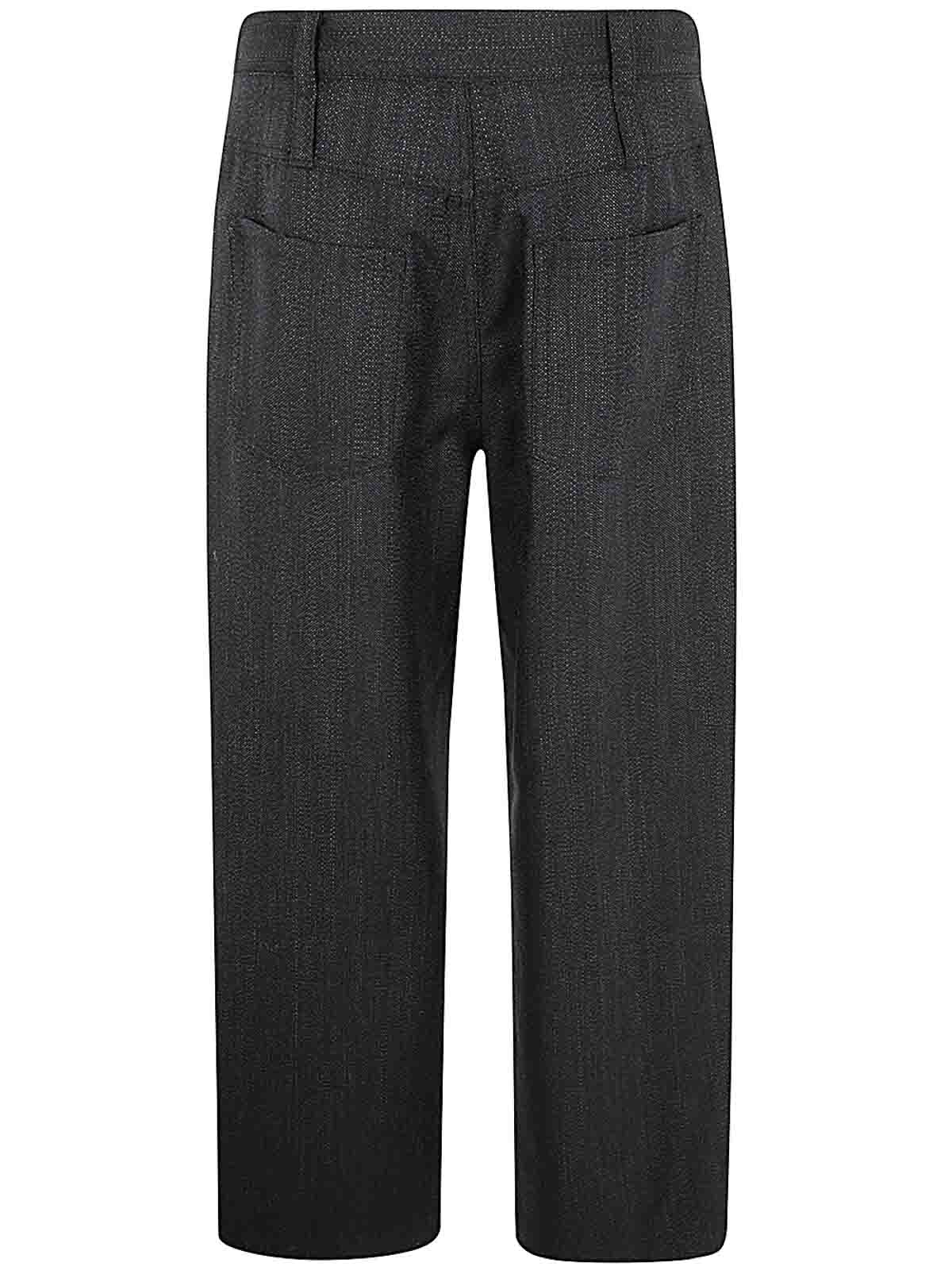 Shop Emporio Armani Trousers In Blue