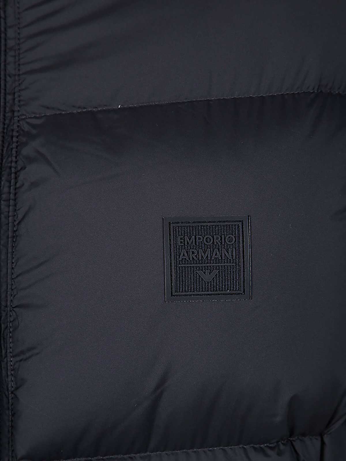 Shop Emporio Armani Down Jacket In Black