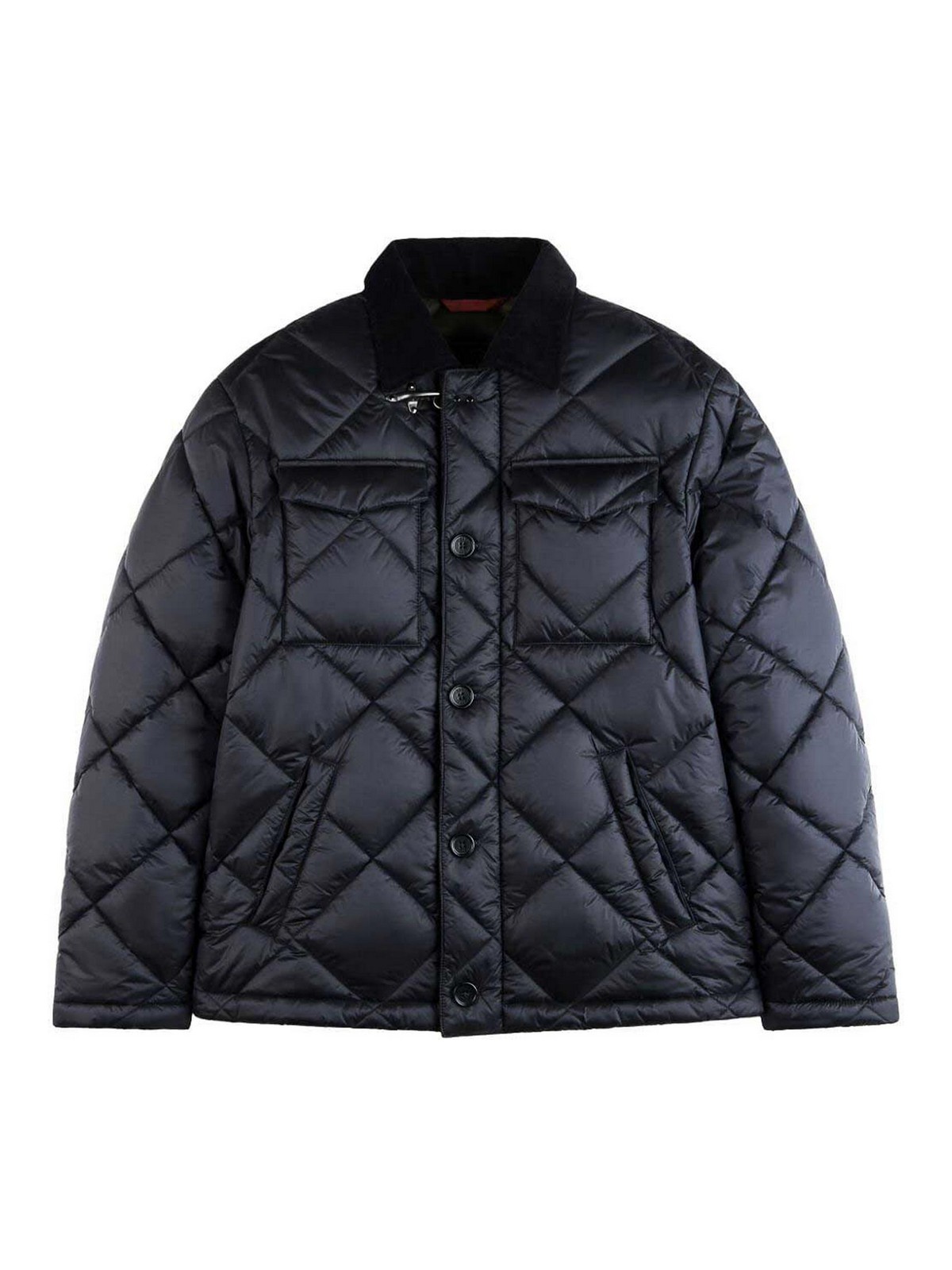 Shop Fay Padded Jacket In Blue