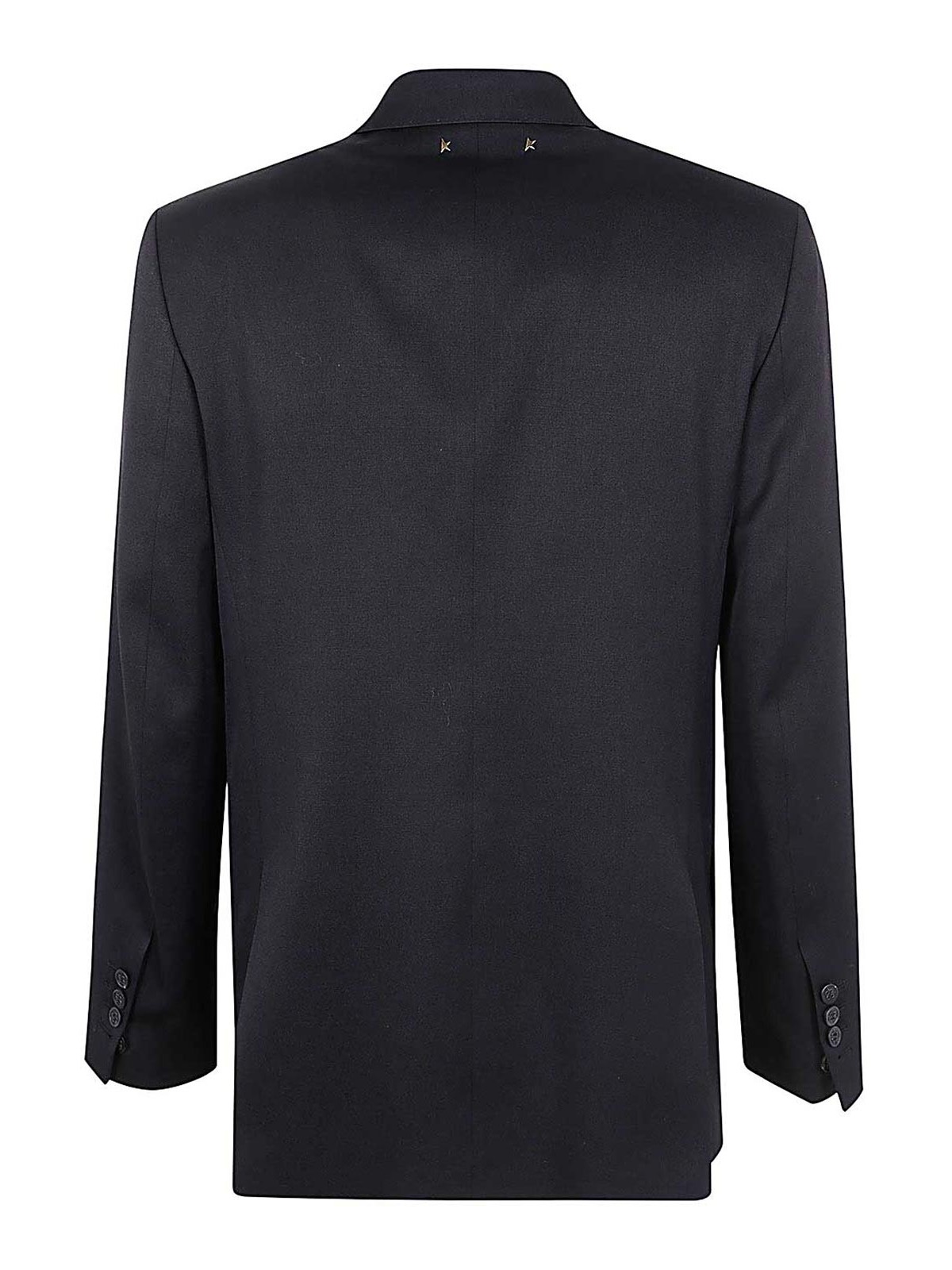 Shop Golden Goose M`s Double Breasted Blazer In Black