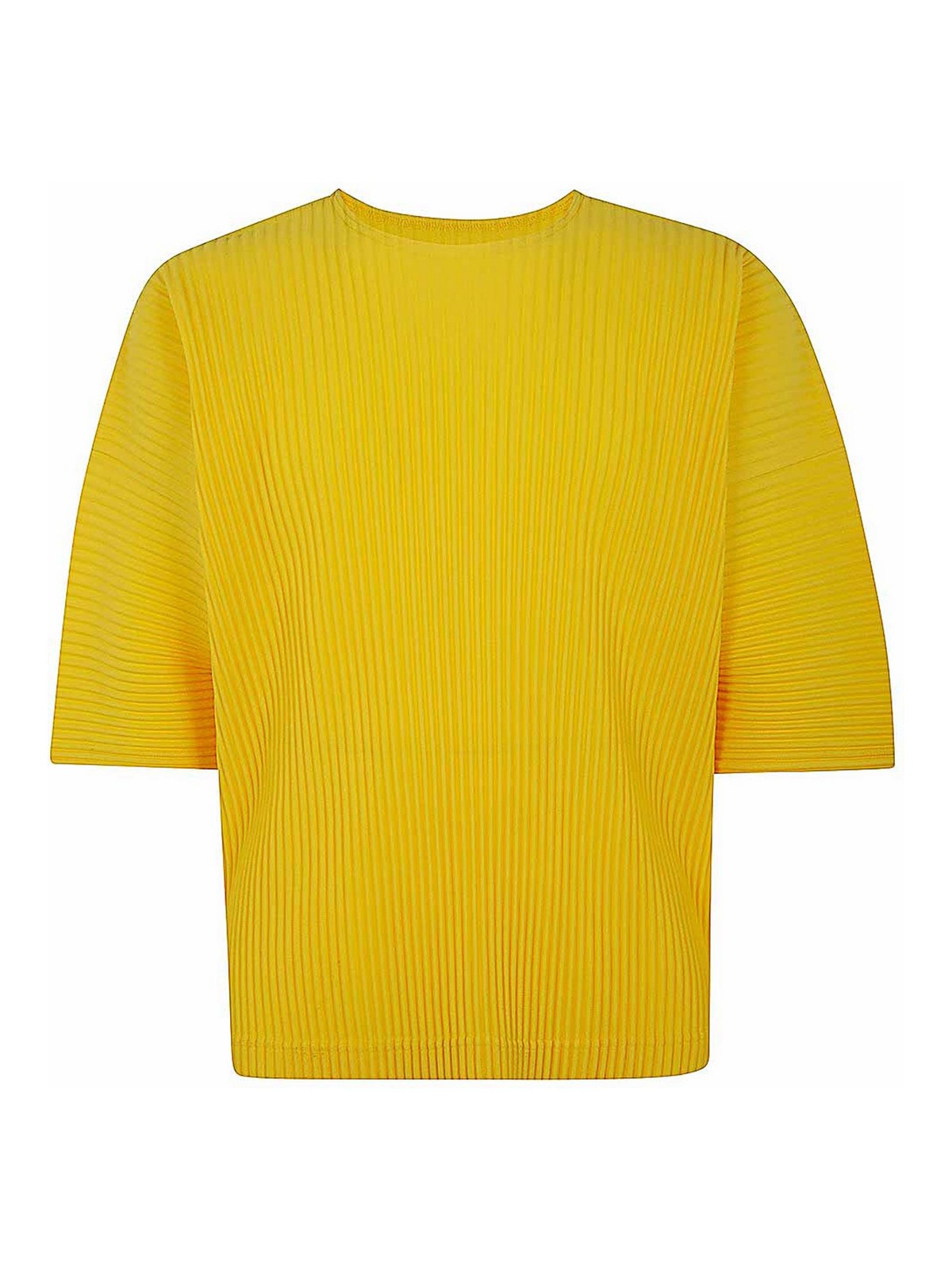 Issey Miyake Mc July Tshirt In Yellow