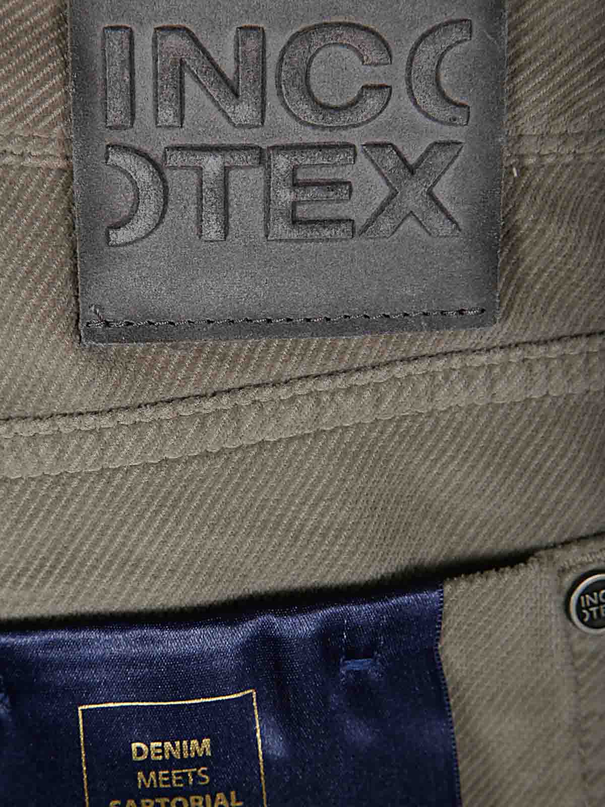 Shop Incotex Blue Division 5 Pocket Stretch Vintage In Grey