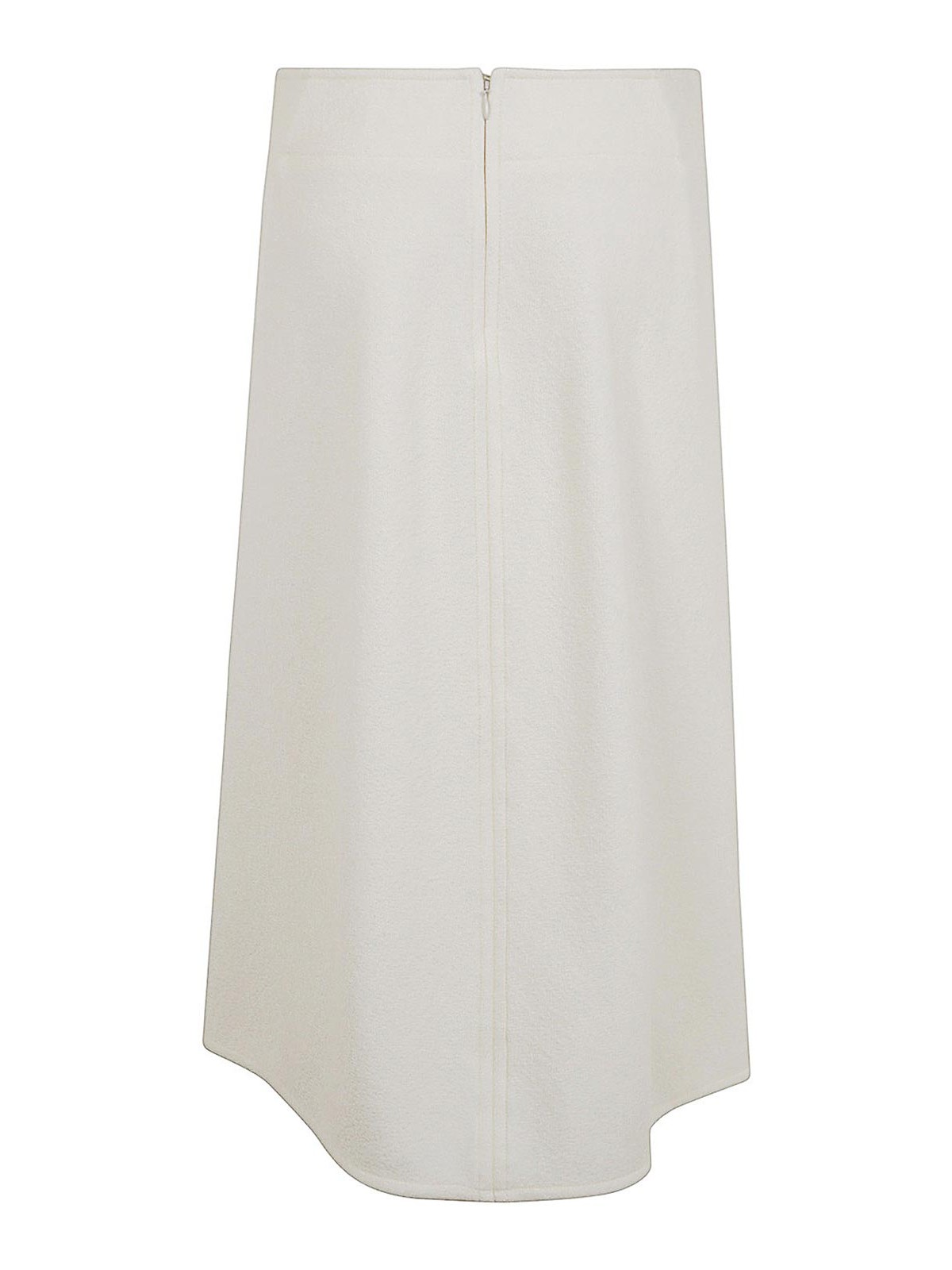 Shop Jil Sander Woman`s Skirt In White