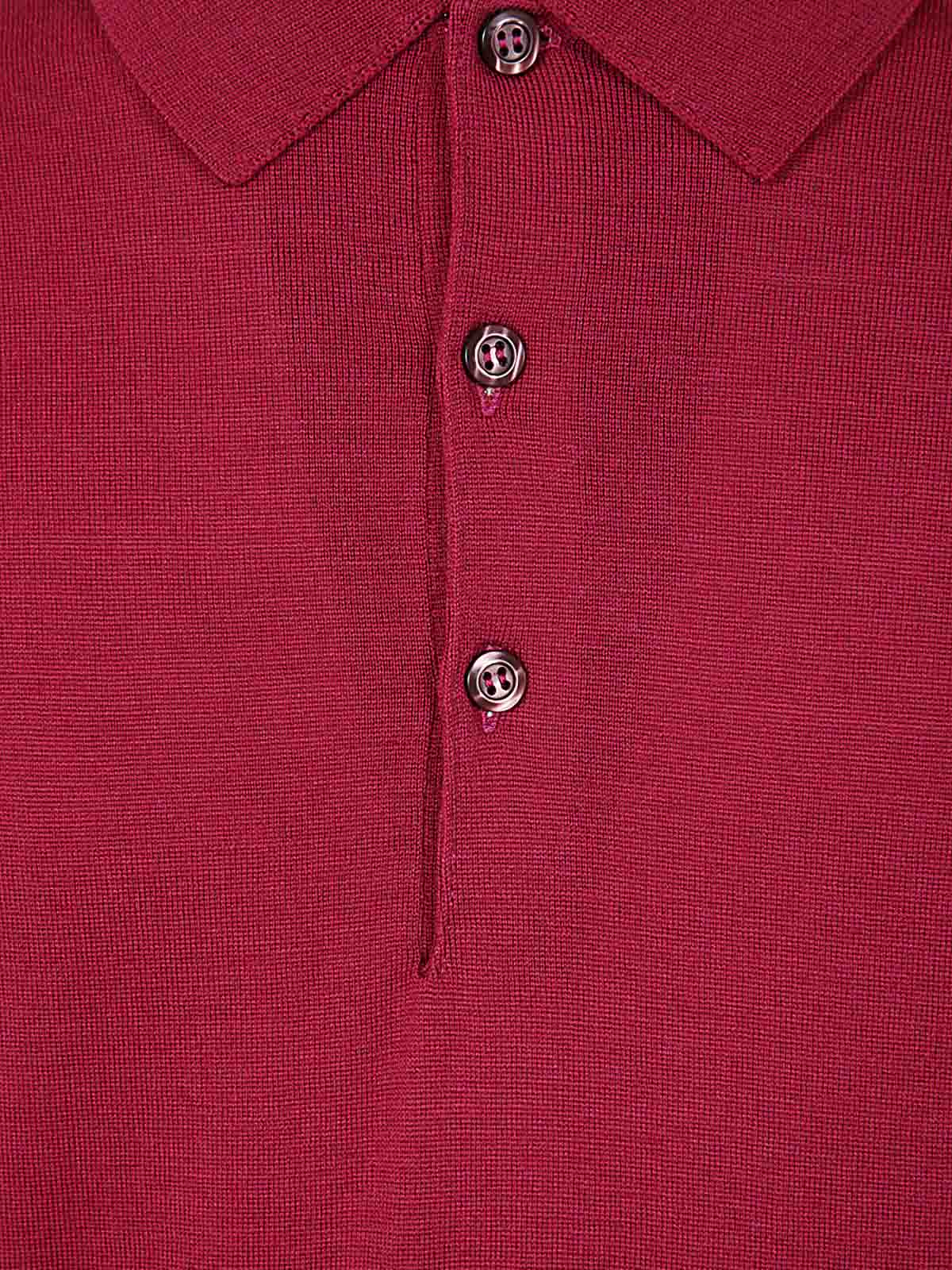 Shop John Smedley Belper Shirt Ls In Red