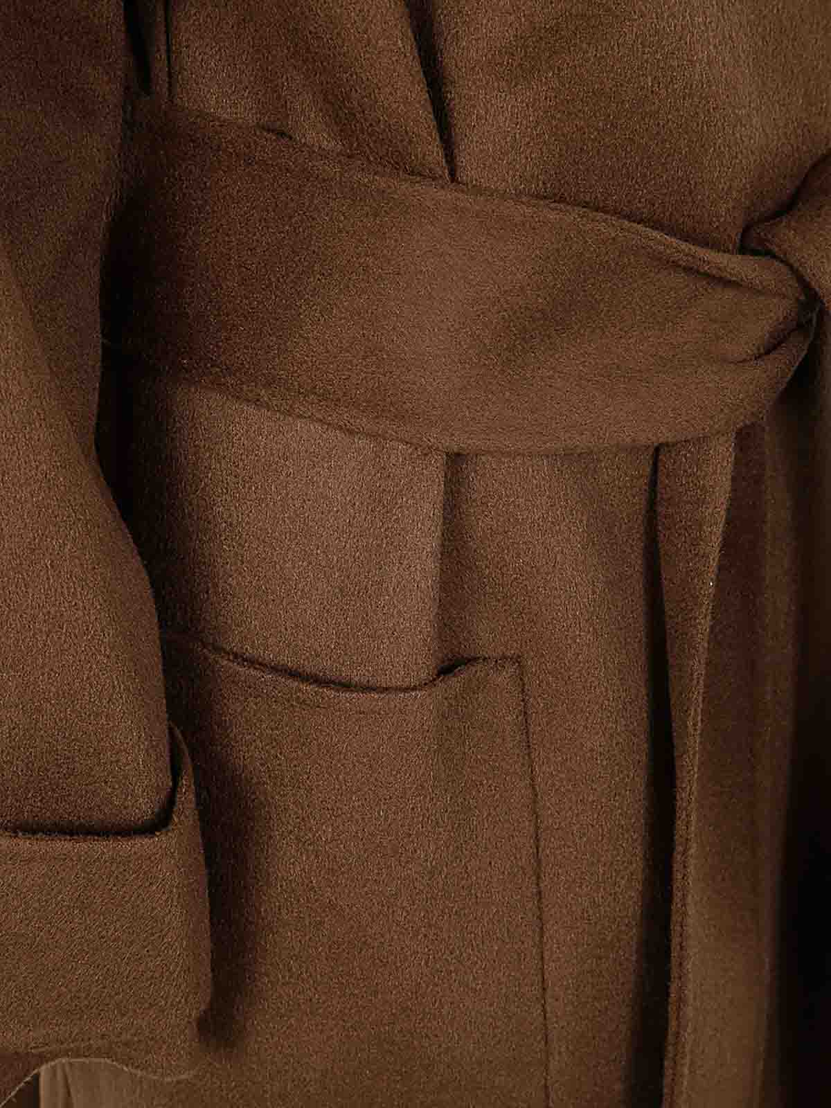 Shop Joseph Arline Coat Dbl Face Cashmere In Brown