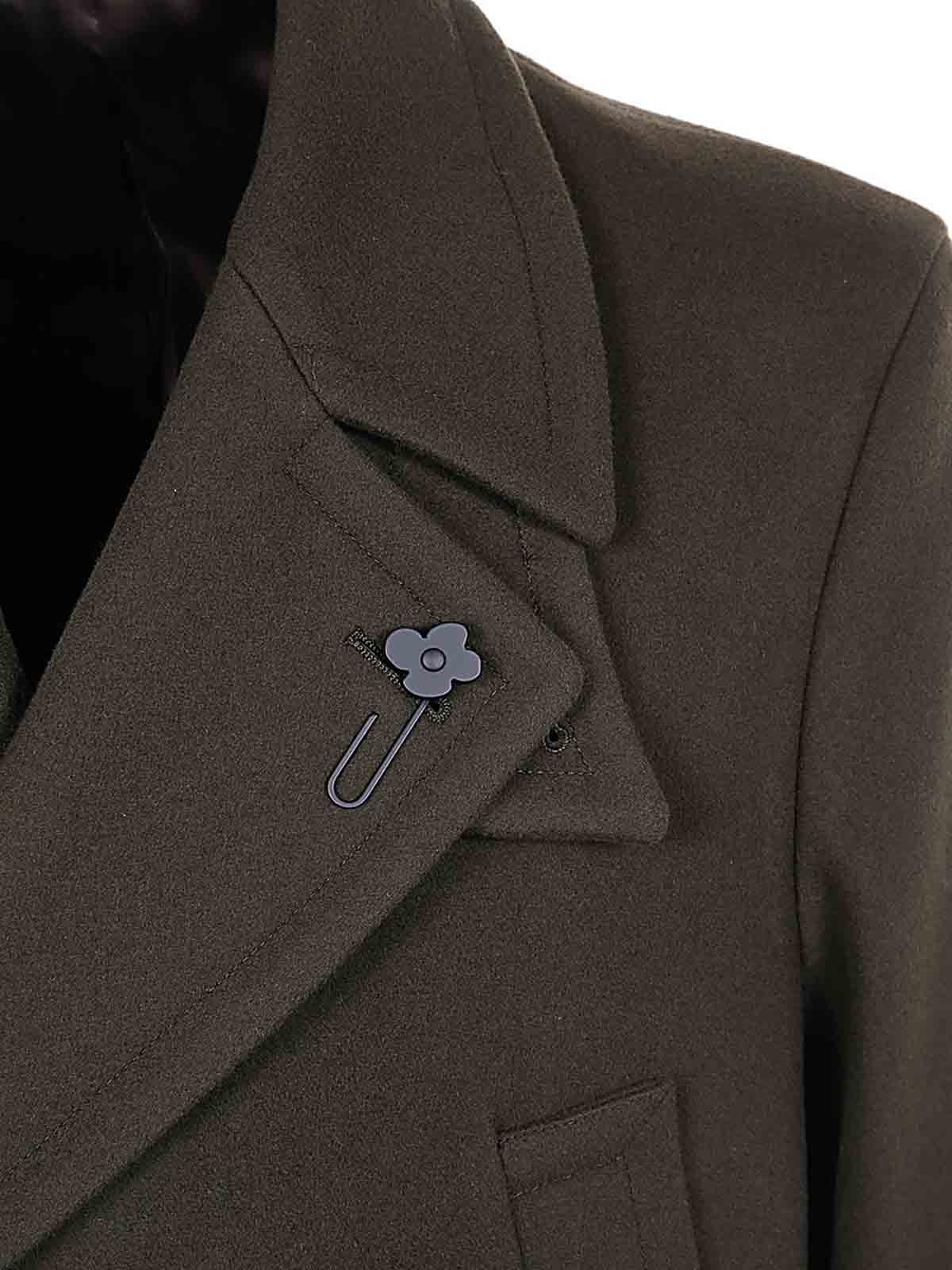 Shop Lardini Man Coat In Green