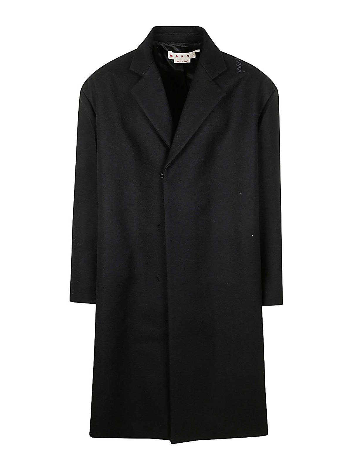 Shop Marni Man Coat In Black