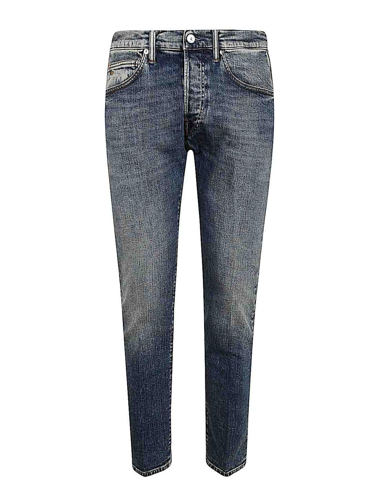 Shop Nine In The Morning Rock 5 Pockets Skinny Pant Man In Blue