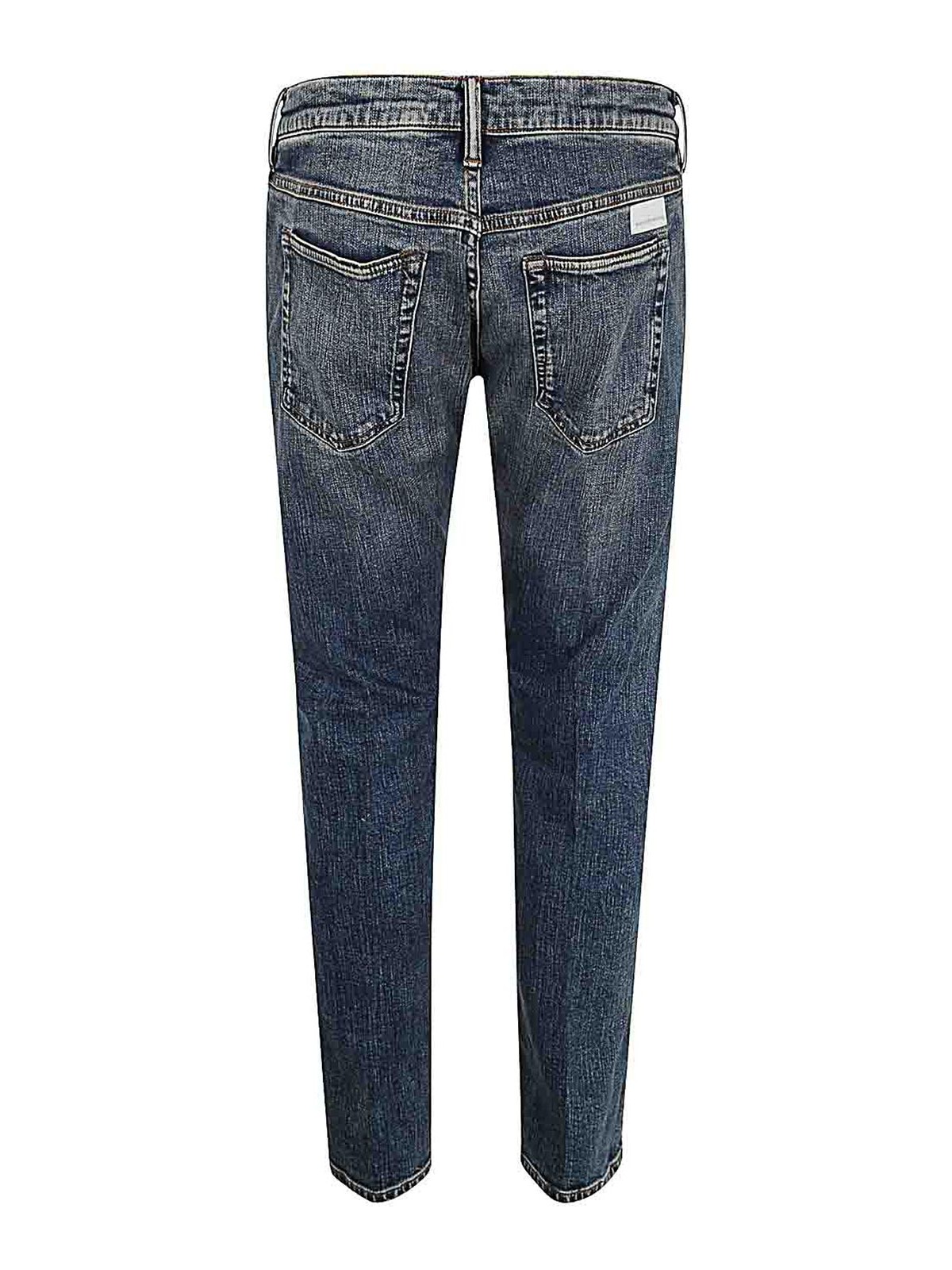 Shop Nine In The Morning Rock 5 Pockets Skinny Pant Man In Blue