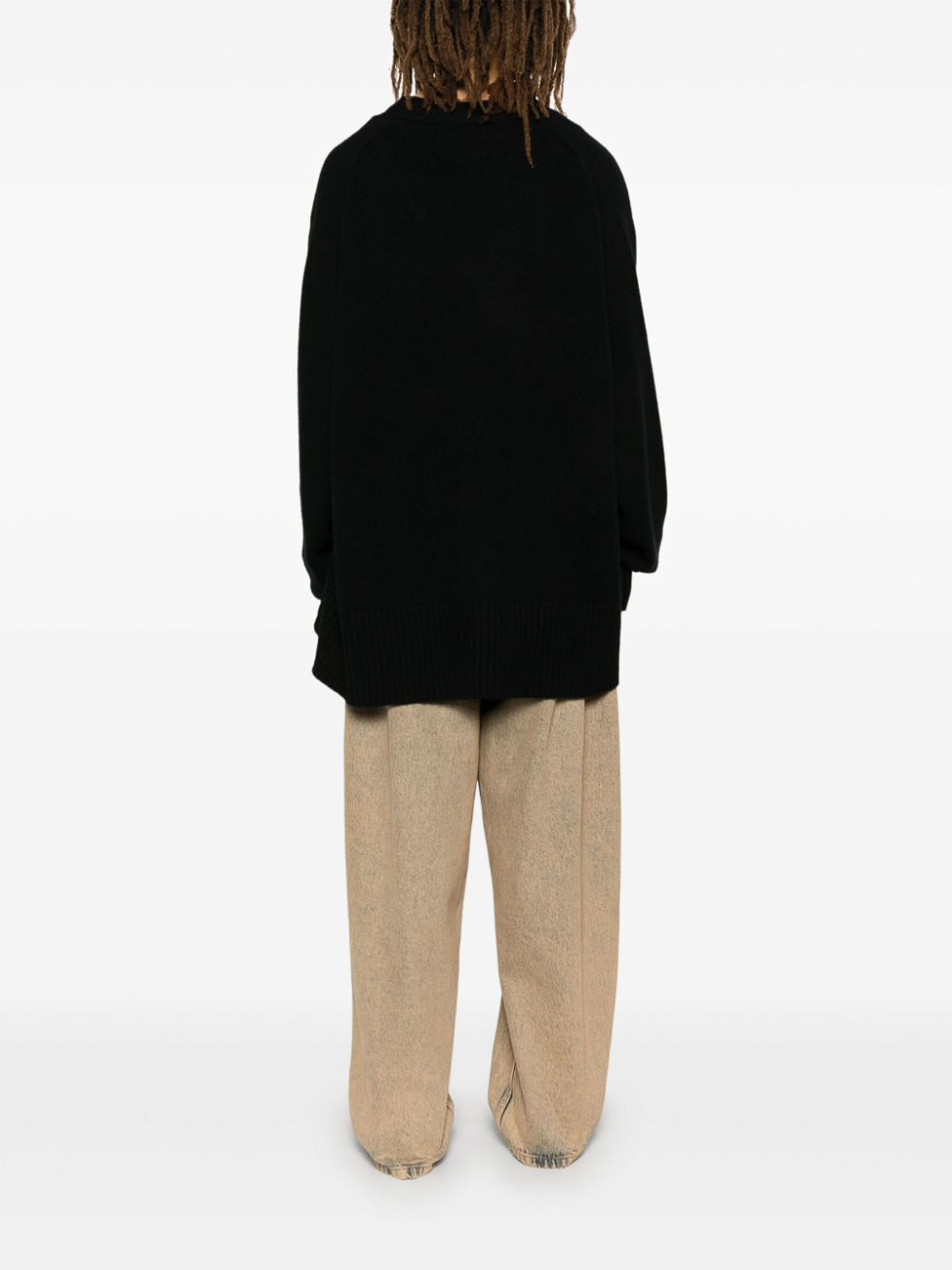 Shop Extreme Cashmere Sweater In Black