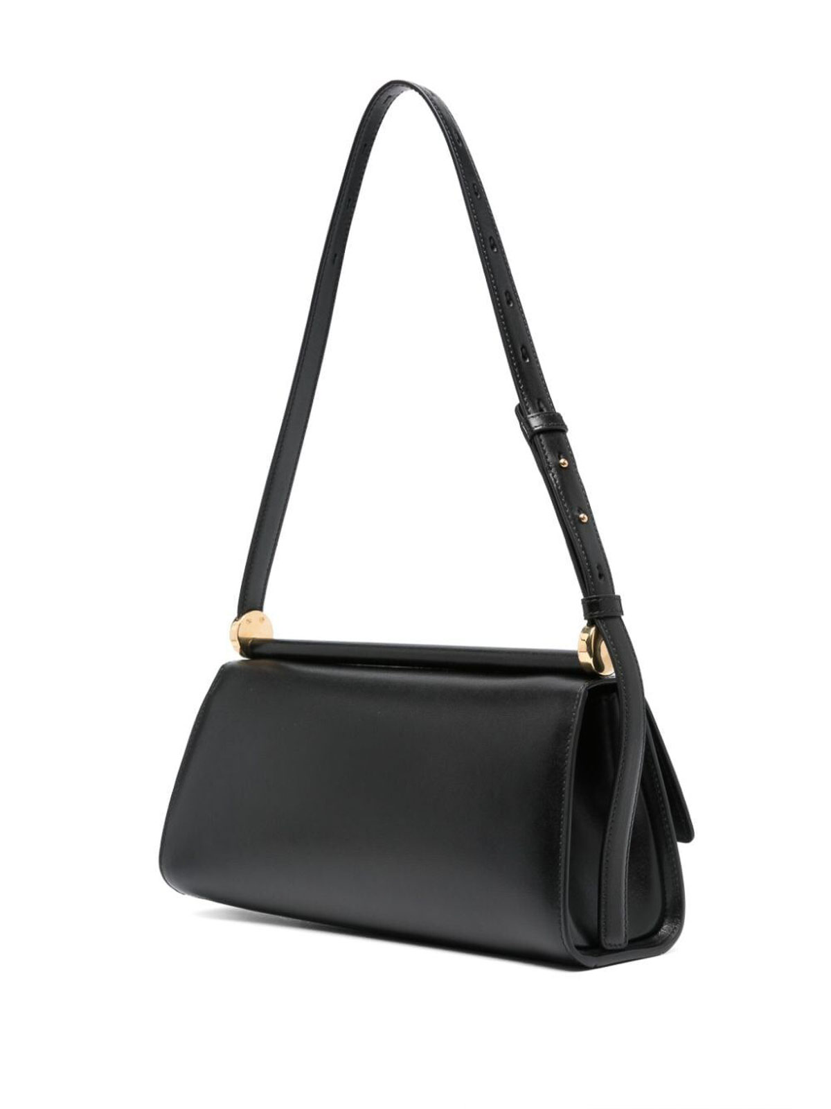 Shop Jil Sander Shoulder Bag In Black