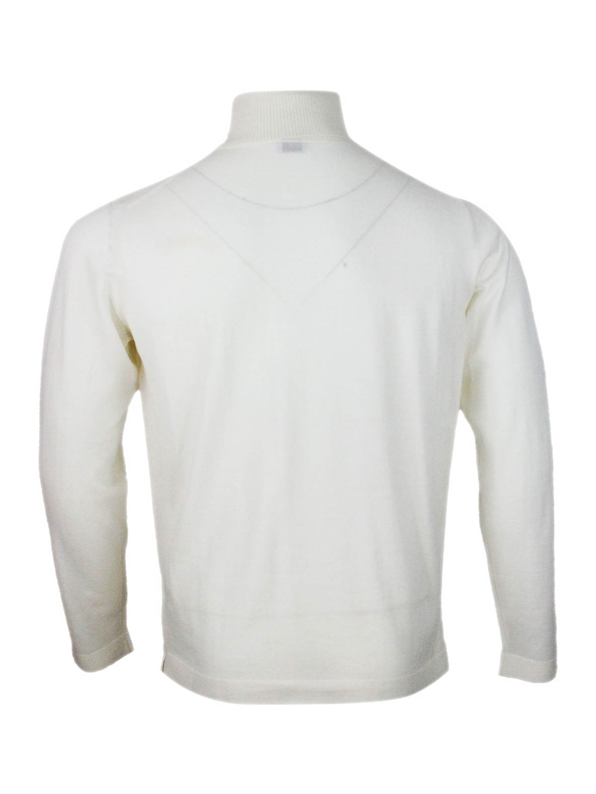 Shop 04651/a Trip In A Bag Wool Crewneck In White