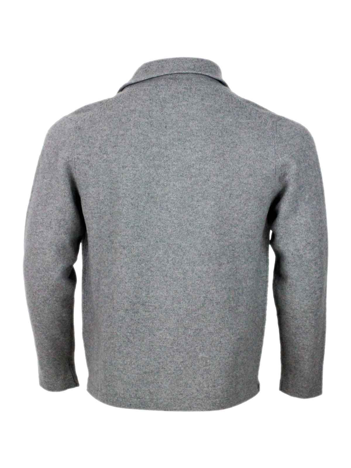 Shop 04651/a Trip In A Bag Cashmere Crewneck In Grey