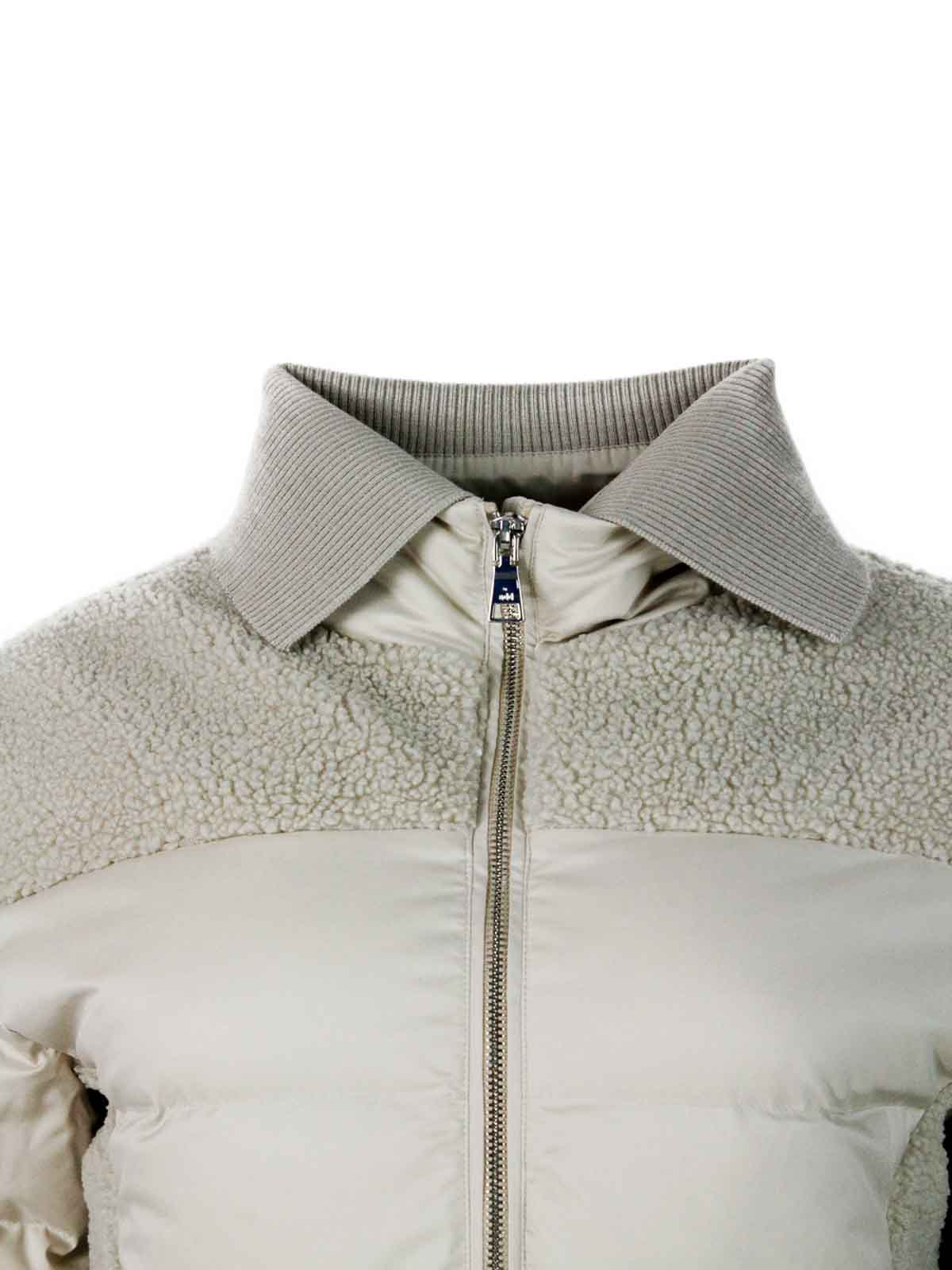 Shop Add Tech Fabric Coat In Beige