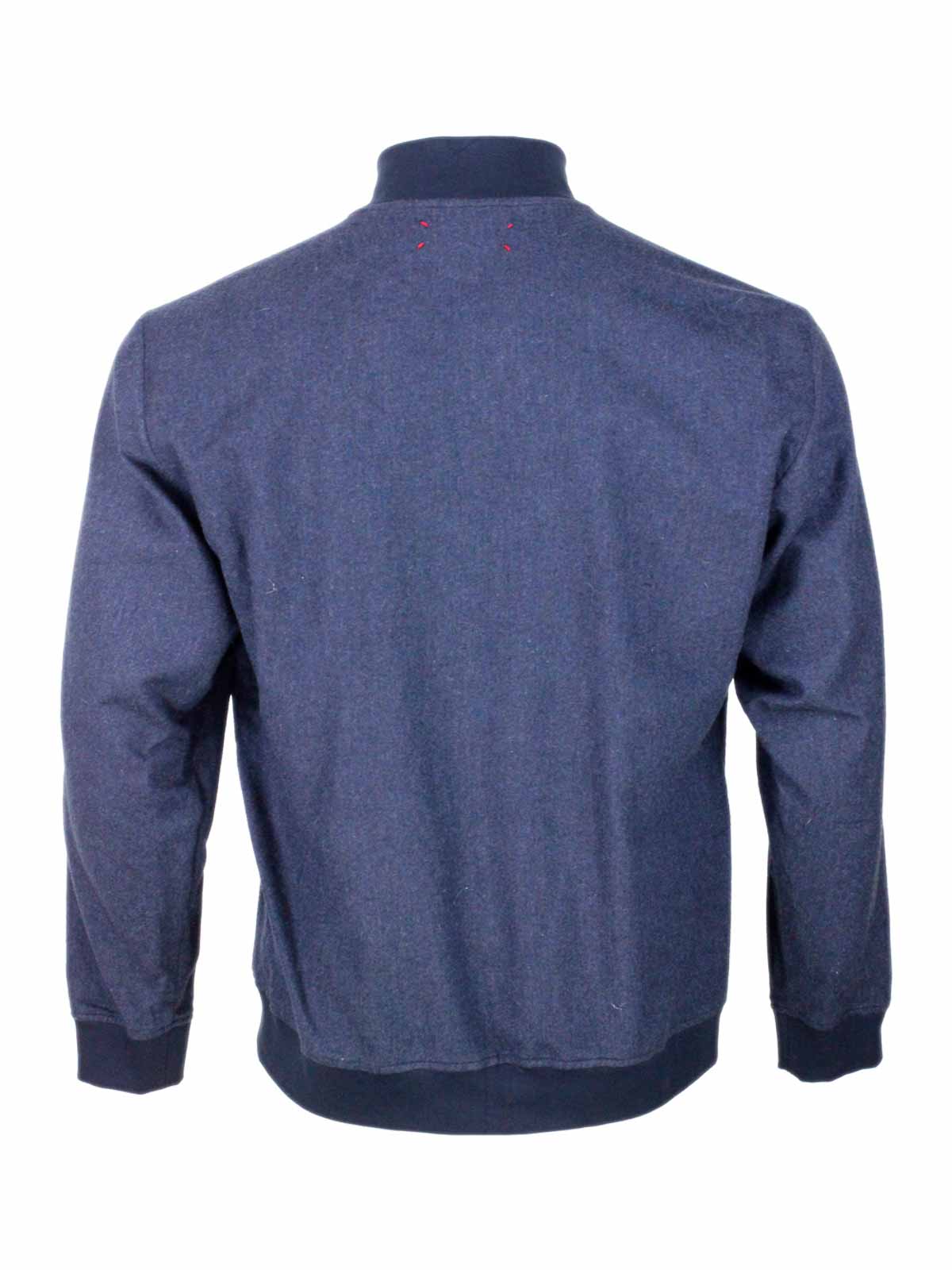 Shop Kiton Cotton Sweatshirt In Blue