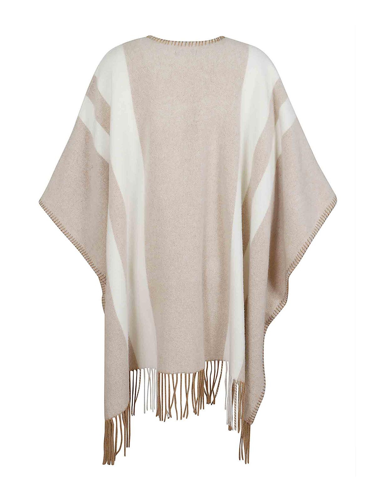 Shop Fay Poncho In Camel