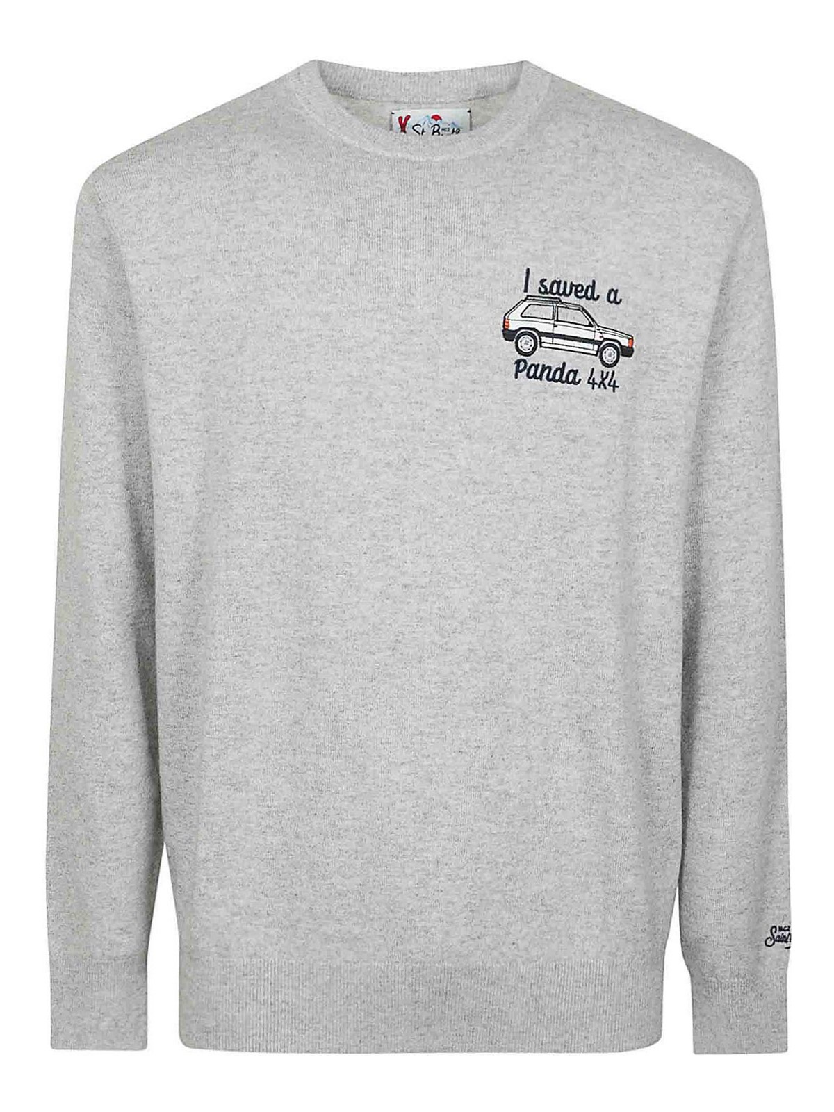 Mc2 Saint Barth Sweater In Grey