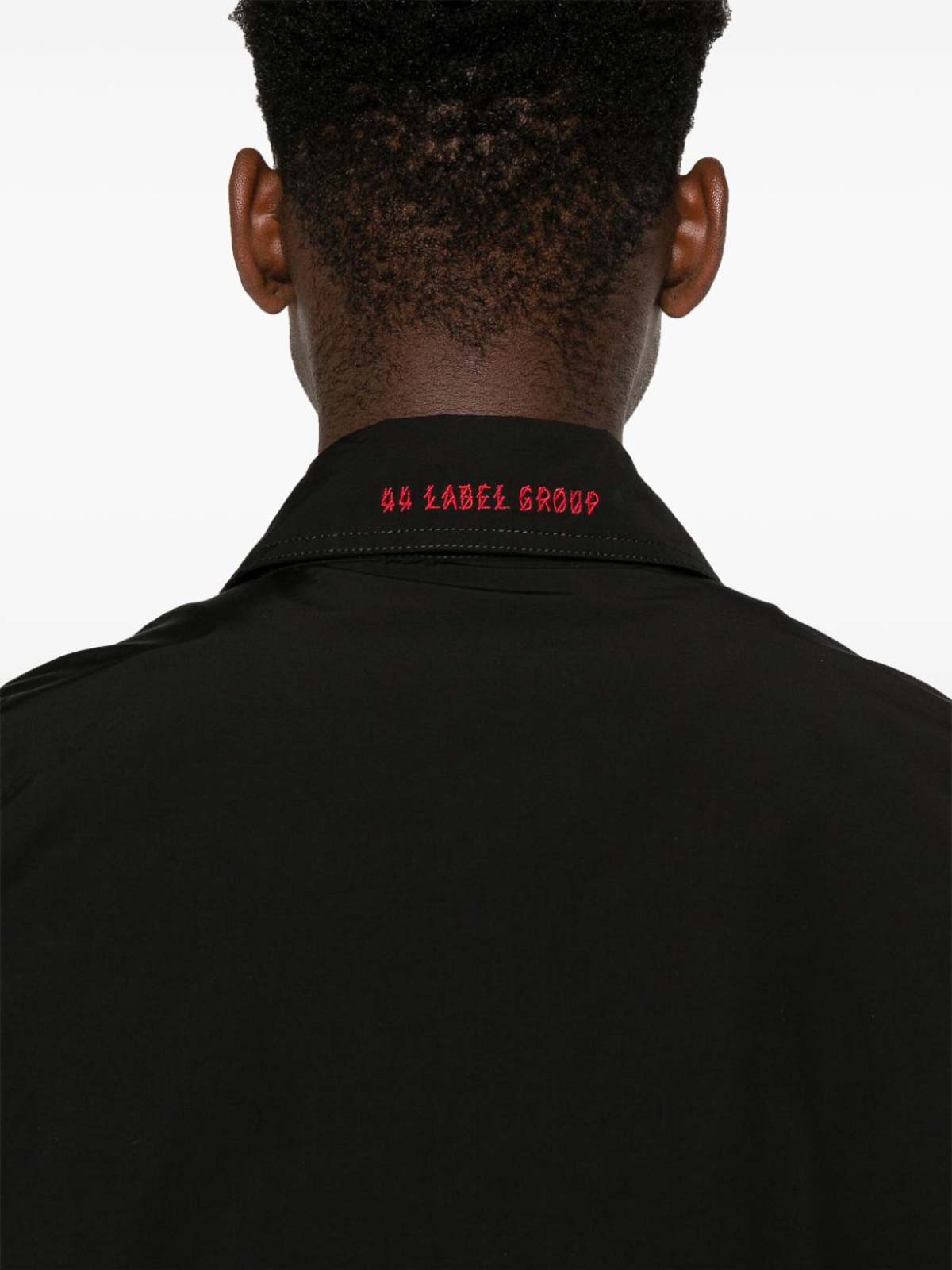 Shop 44 Label Group Cotton Shirt In Black