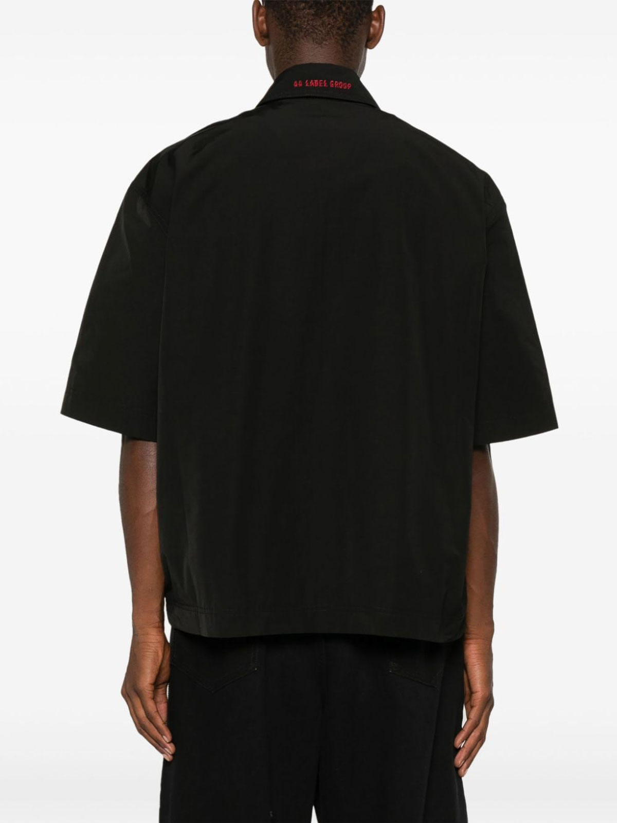 Shop 44 Label Group Cotton Shirt In Black