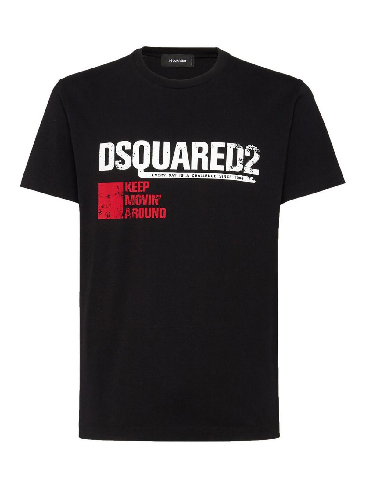 Dsquared2 Cotton T-shirt In Black