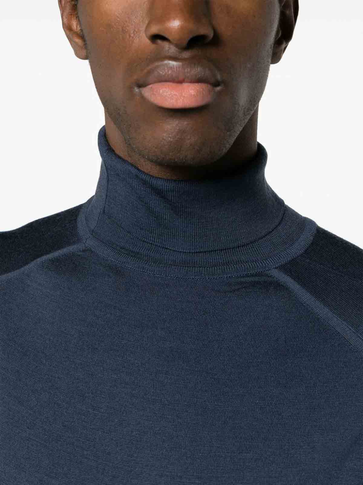 Shop John Smedley Blue Sweater