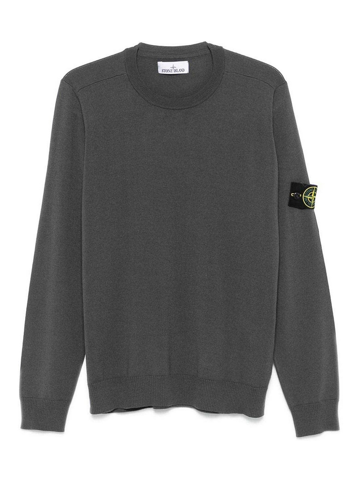 Stone Island Sweater In Grey