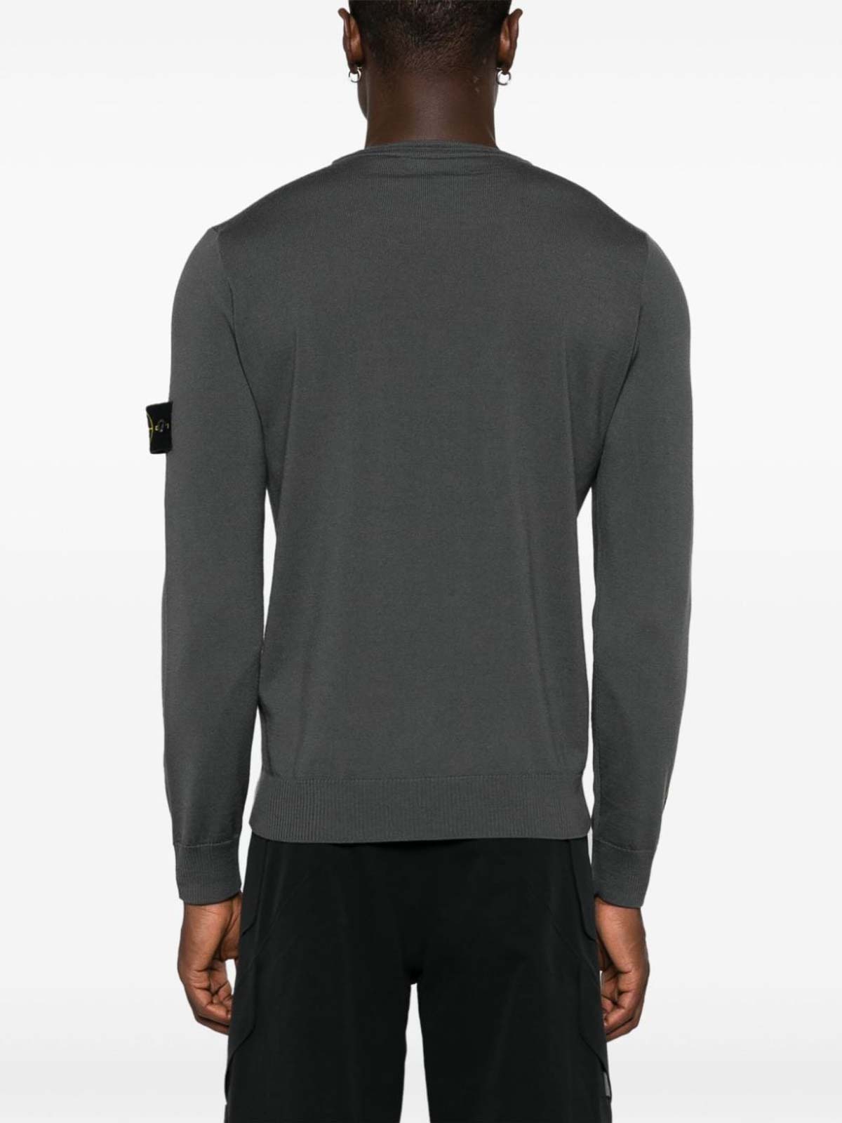 Shop Stone Island Sweater In Grey