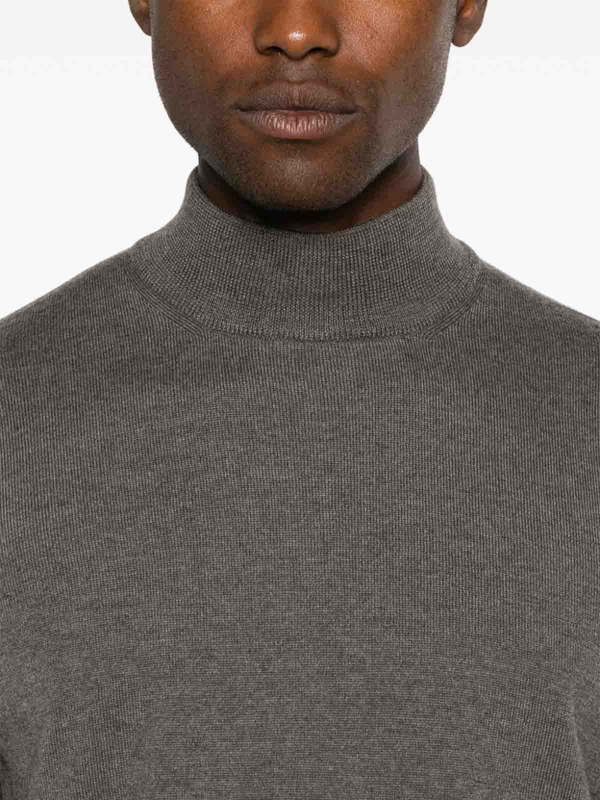 Shop Tagliatore Sweater Dove Grey