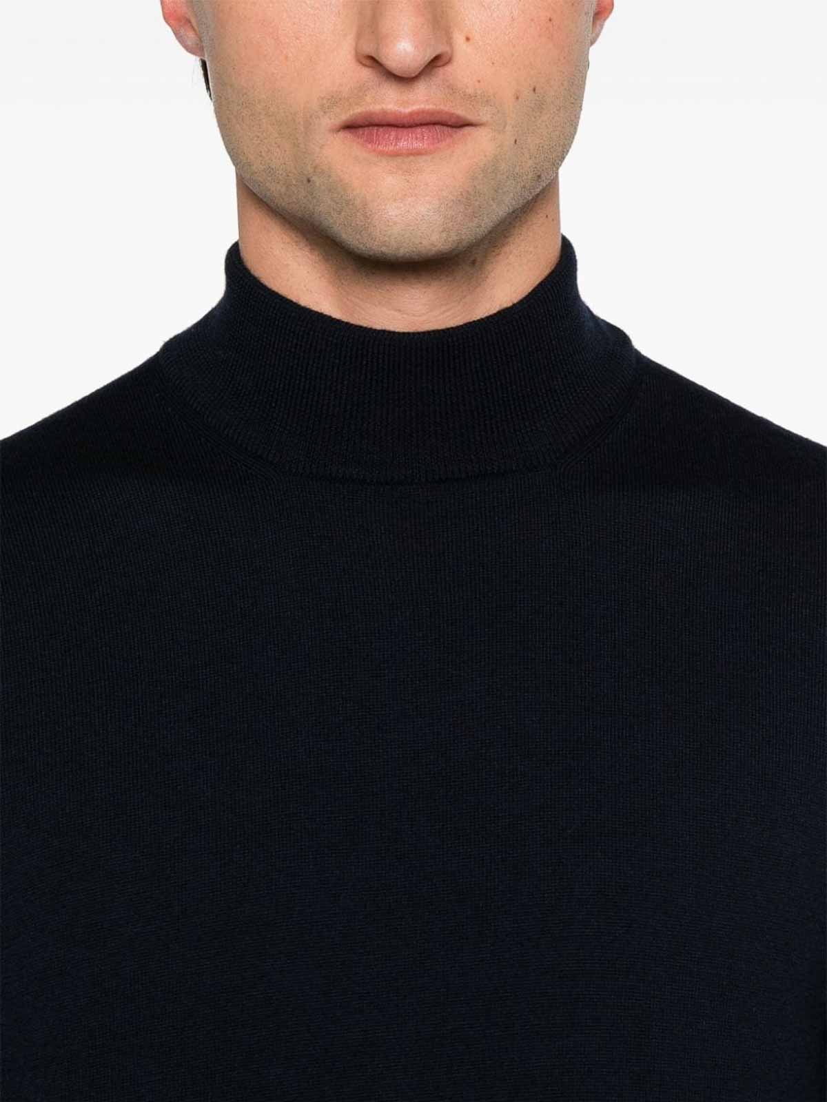 Shop Tagliatore Sweater Blue