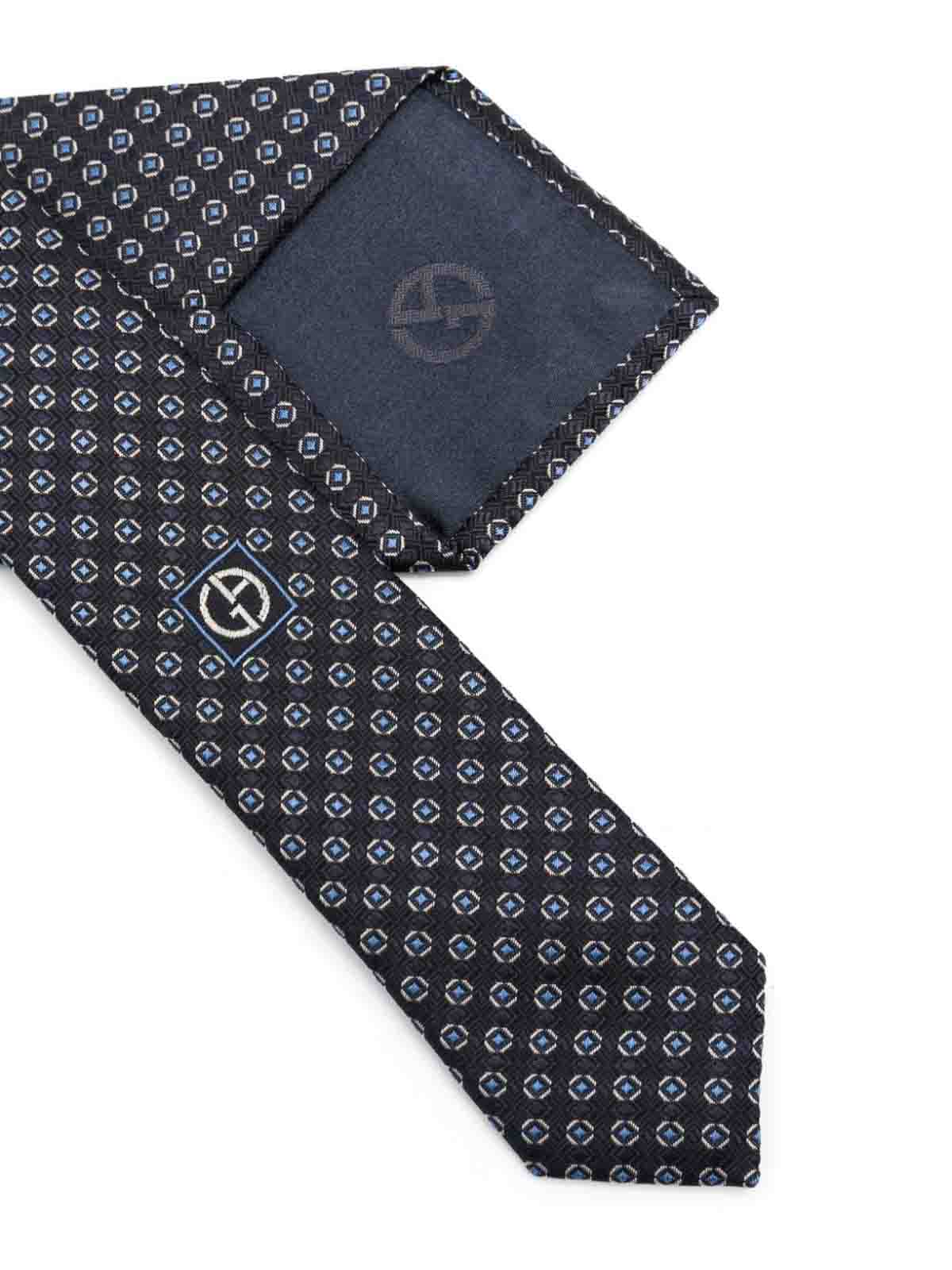 Shop Giorgio Armani Tie  Blue