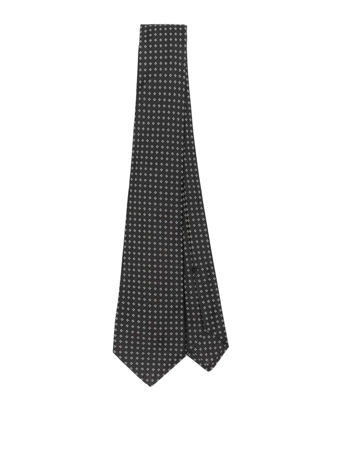 Shop Kiton Ties Black