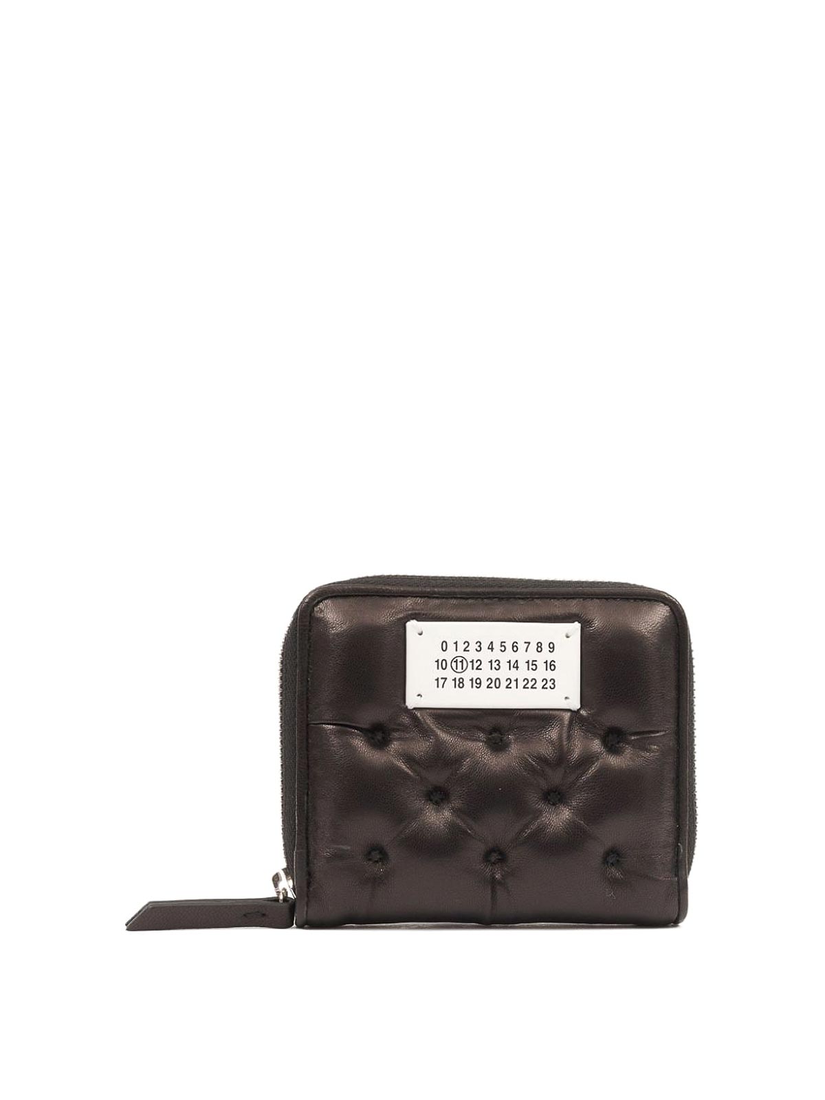 Maison Margiela Leather Wallet In Black