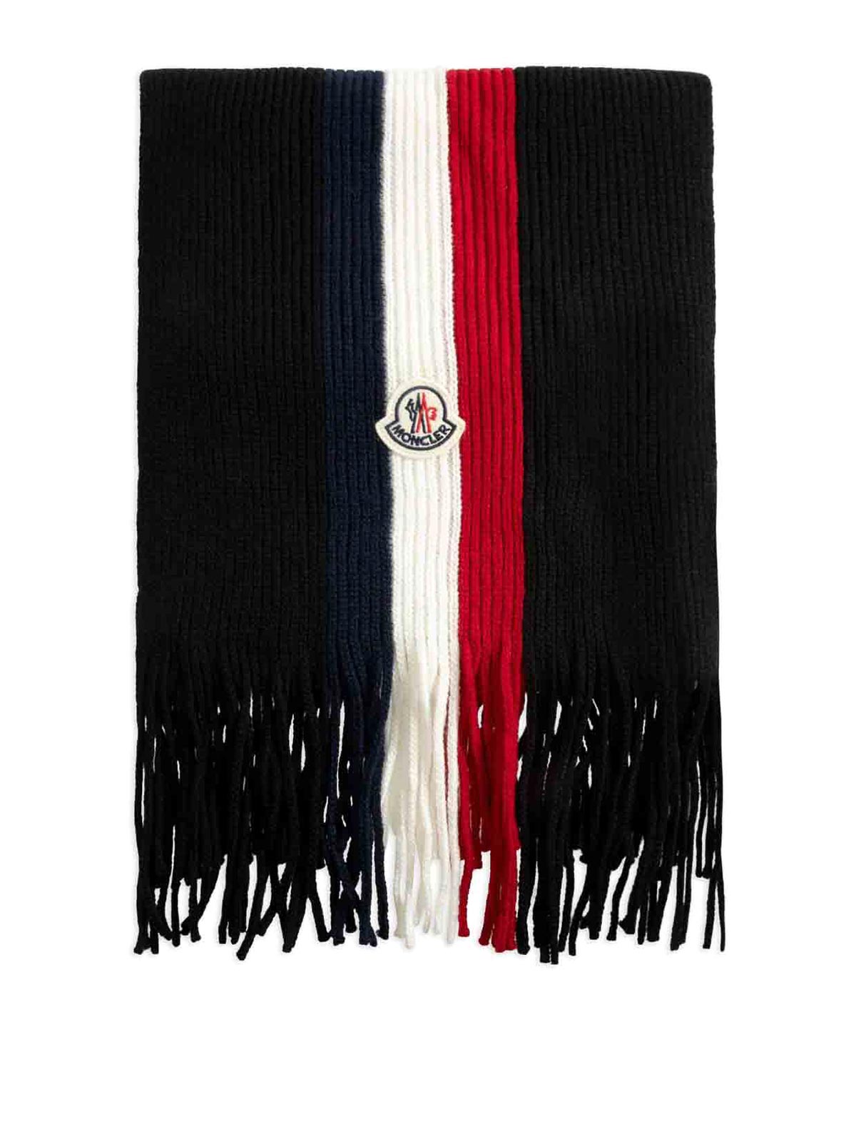 Moncler Scarfs In Black