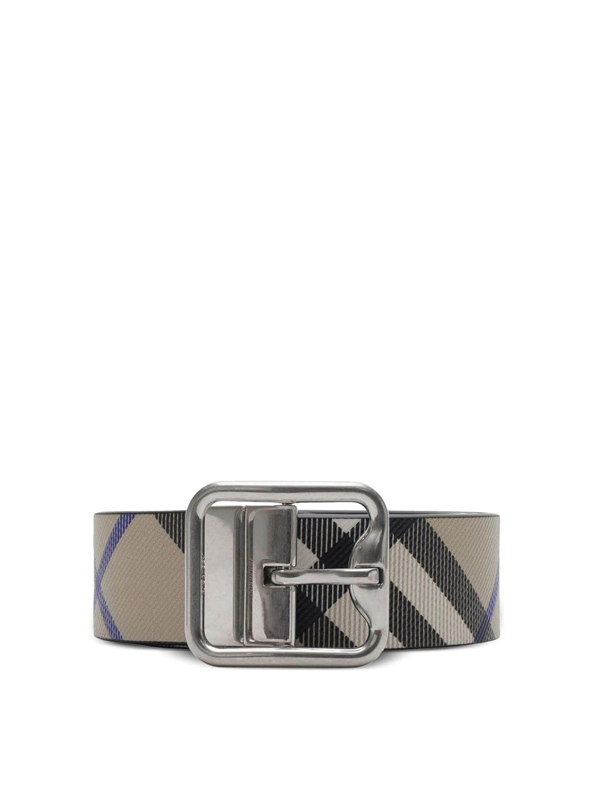 Burberry Leather Belt In Black