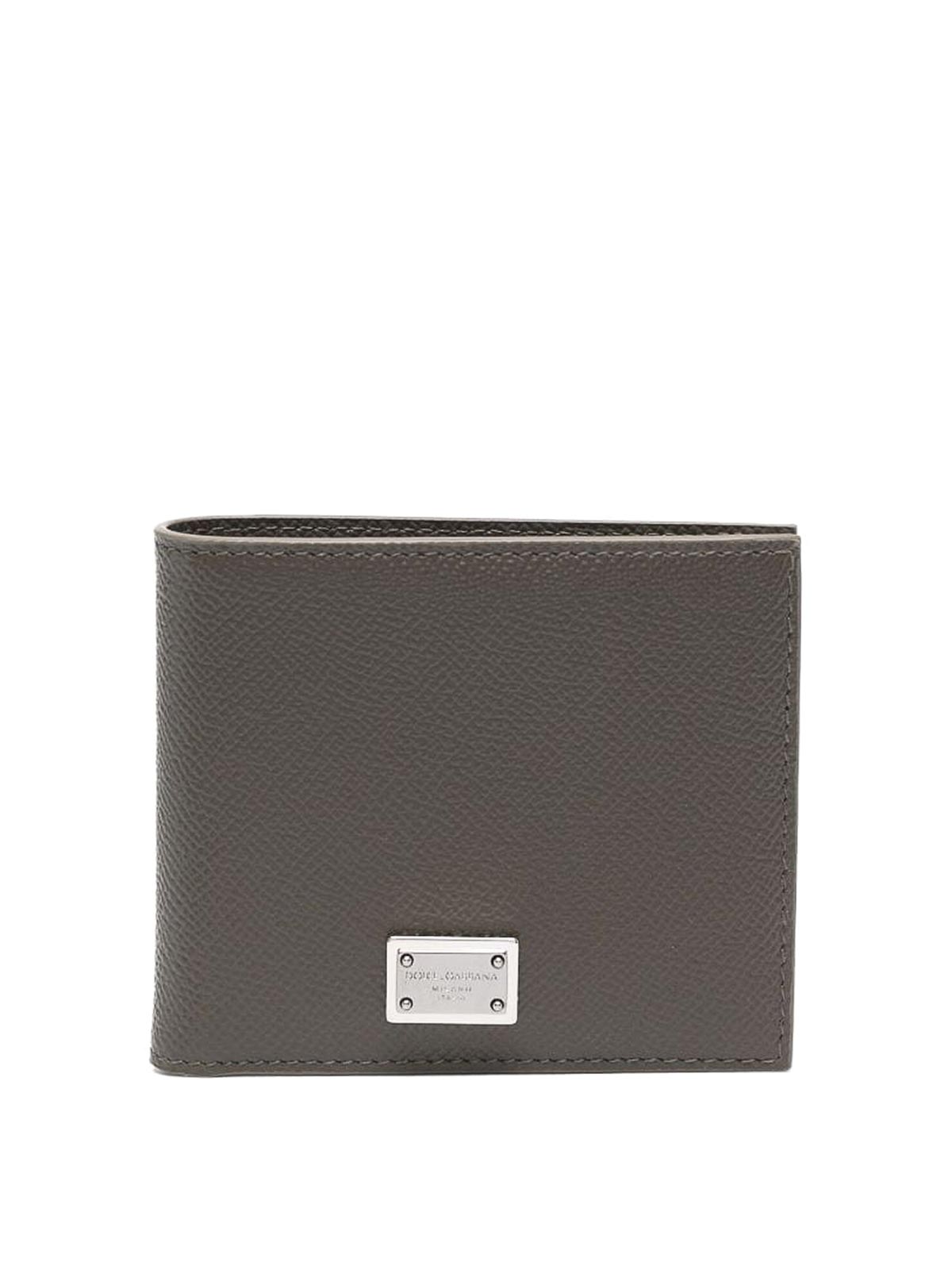 Shop Dolce & Gabbana Leather Wallet In Light Brown