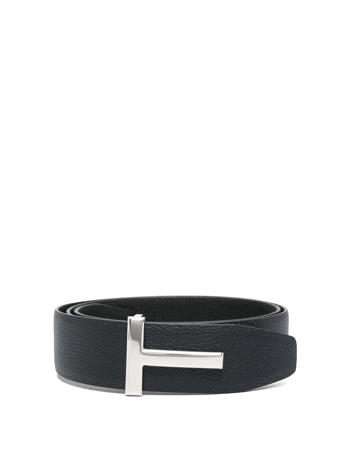 Tom Ford Leather Belt In Black