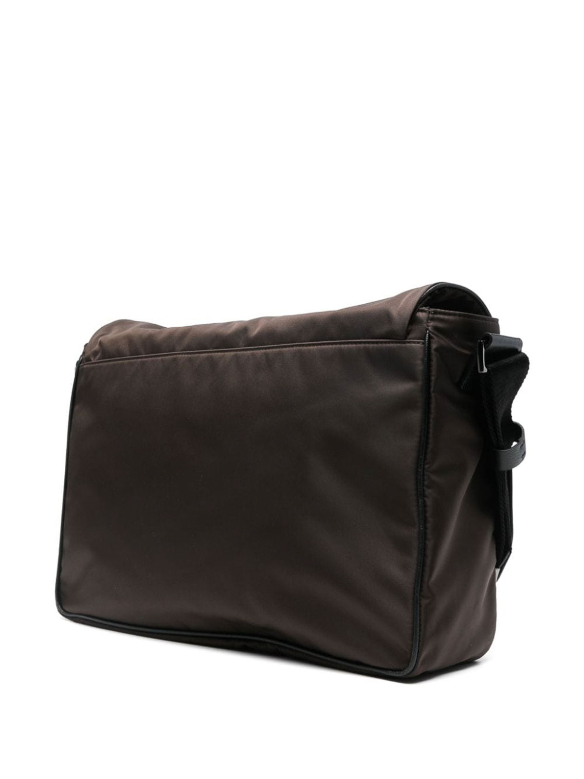 Shop Kiton Logo Bag In Brown