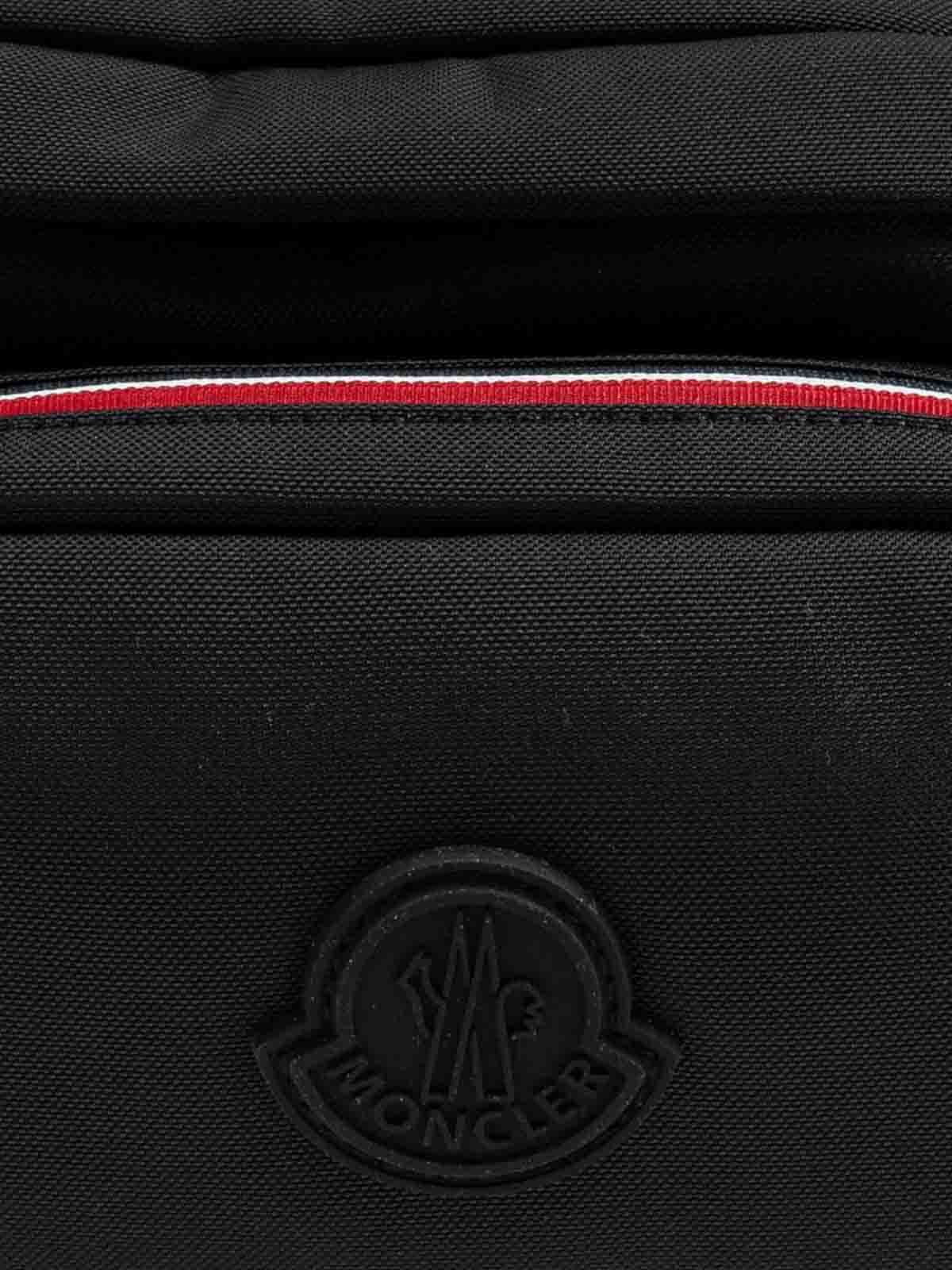 Shop Moncler Logo Bag In Black