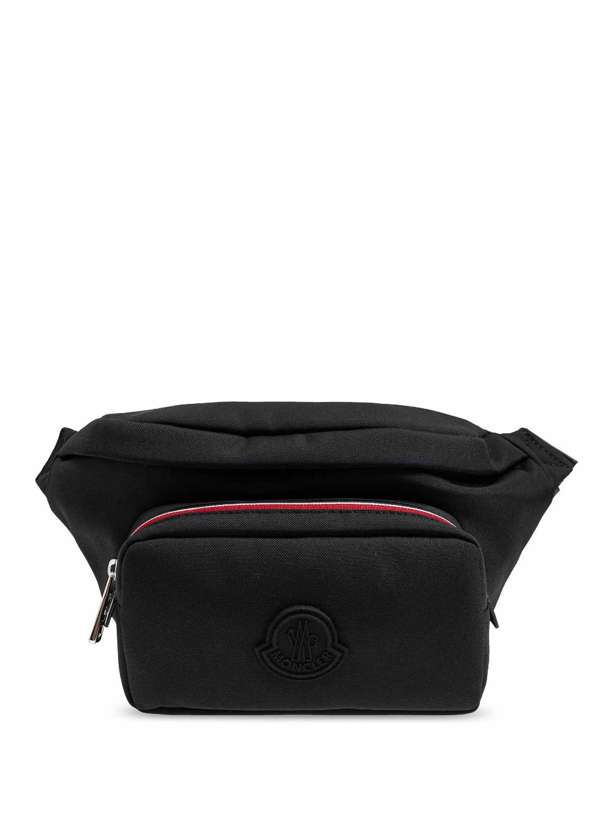 Shop Moncler Logo Bag In Black