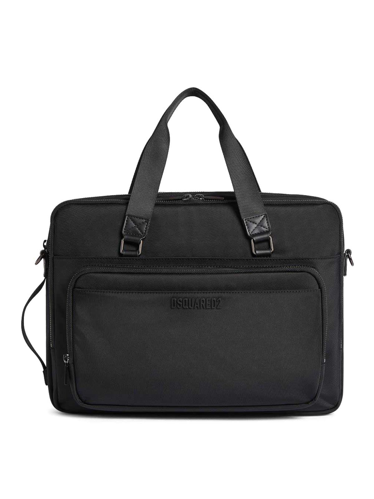 Shop Dsquared2 Logo Bag In Black