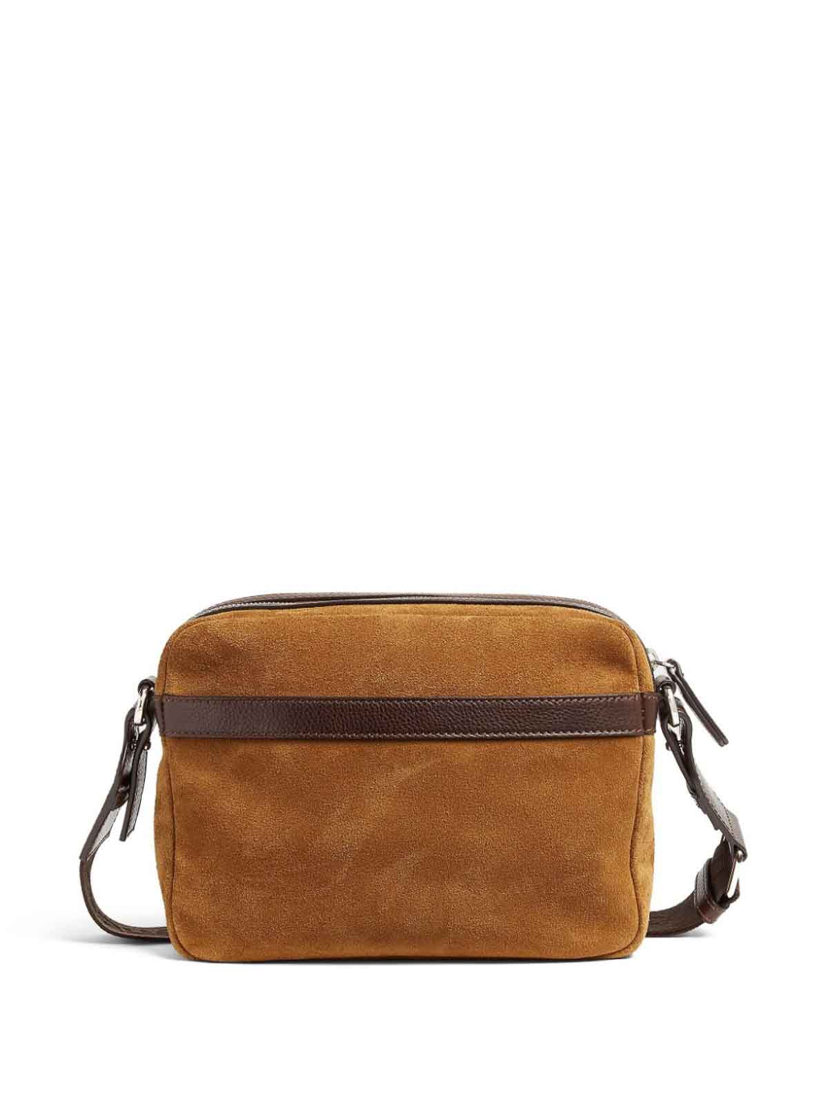 Shop Dsquared2 Logo Bag In Camel