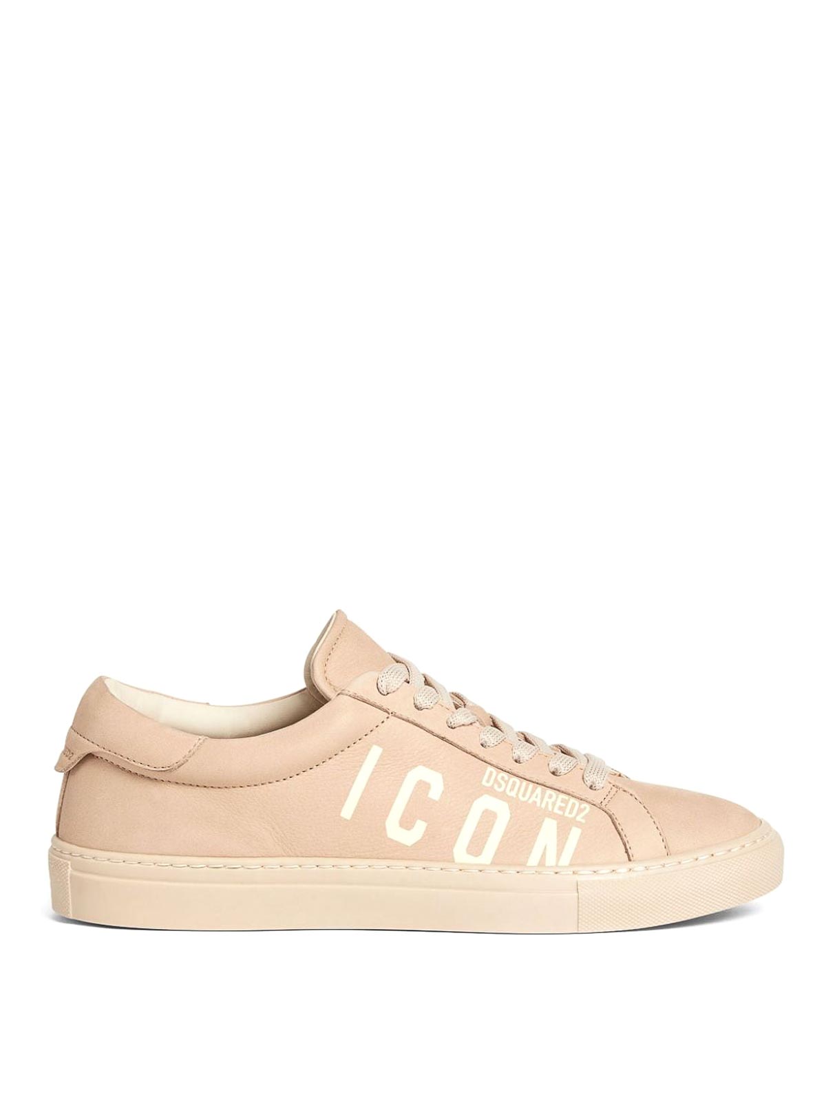 Shop Dsquared2 Sneakers In Beige