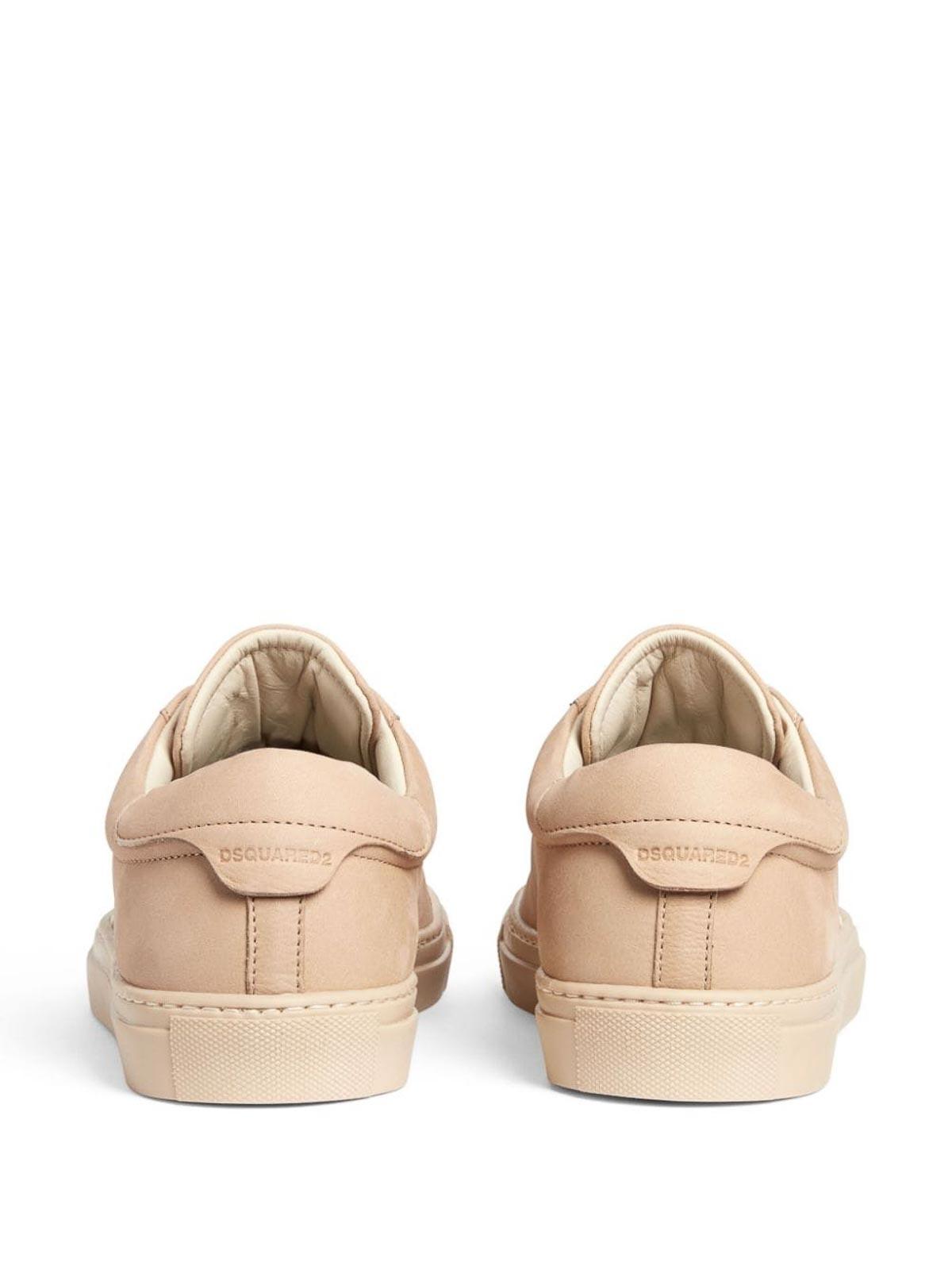 Shop Dsquared2 Sneakers In Beige