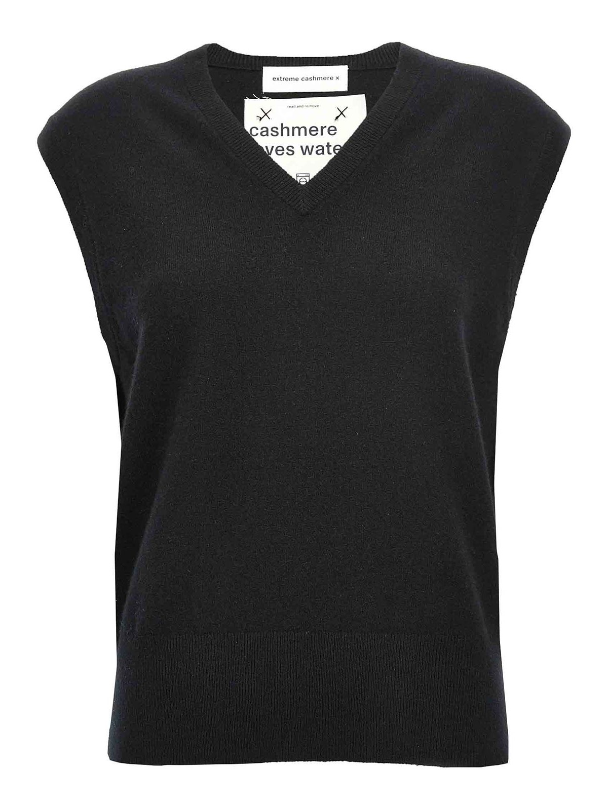 Extreme Cashmere N243 Spencer Vest - Black | N243SPENCER174RAVEN