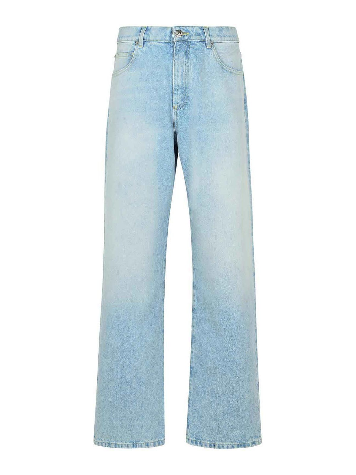 Balmain Light Blue Denim Jeans