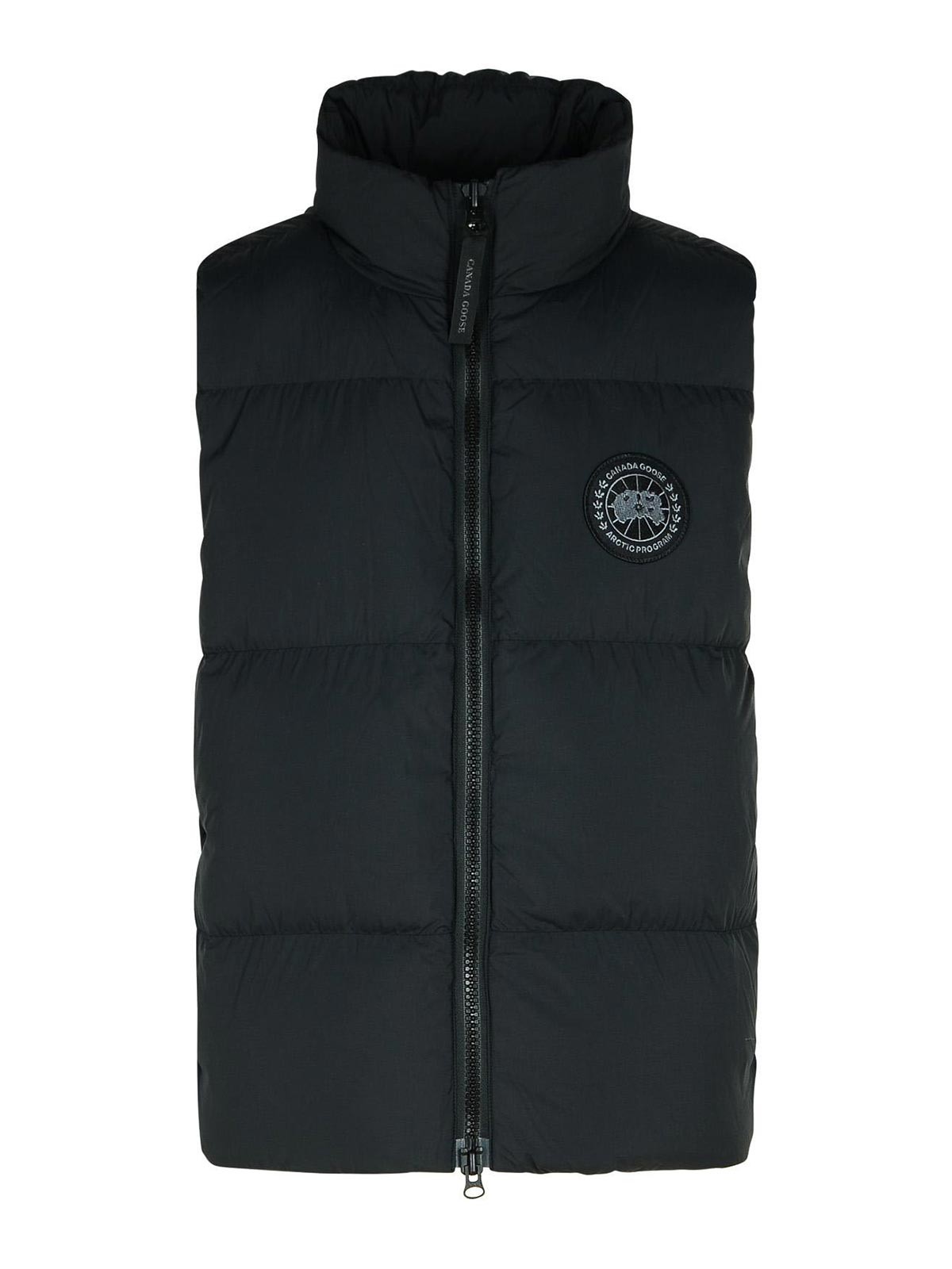 Shop Canada Goose Lawrence Black Polyamide Vest