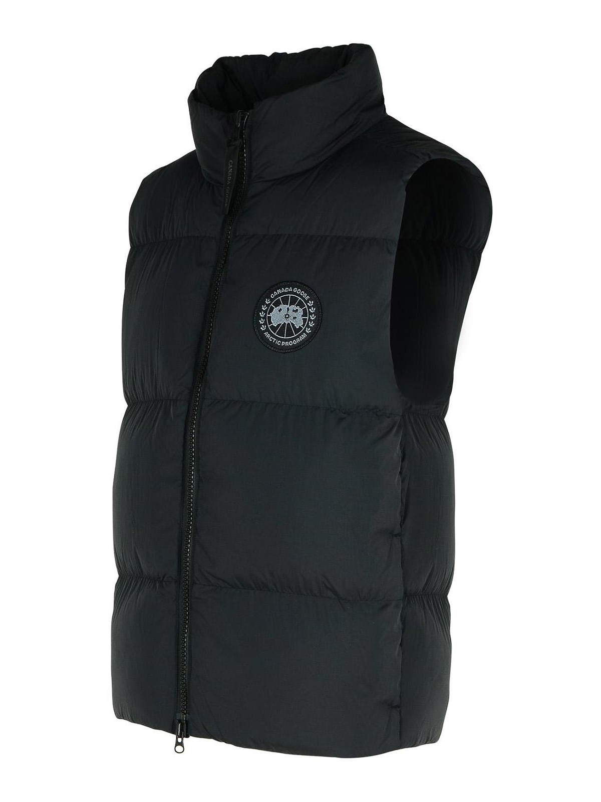 Shop Canada Goose Lawrence Black Polyamide Vest