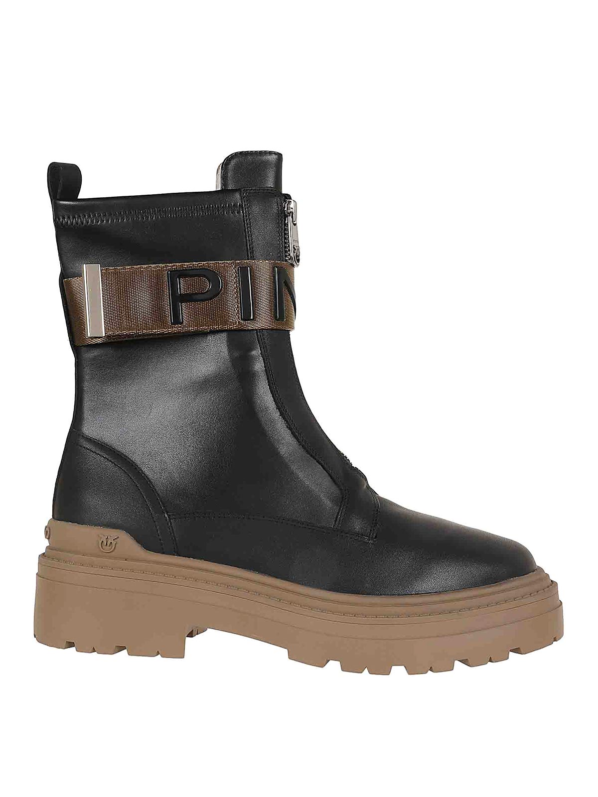 Pinko Ankle Boot In Black