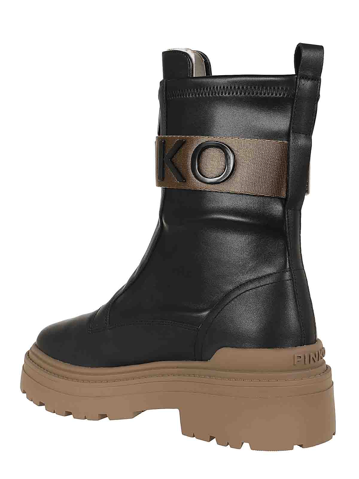 Pinko Ankle Boot In Black